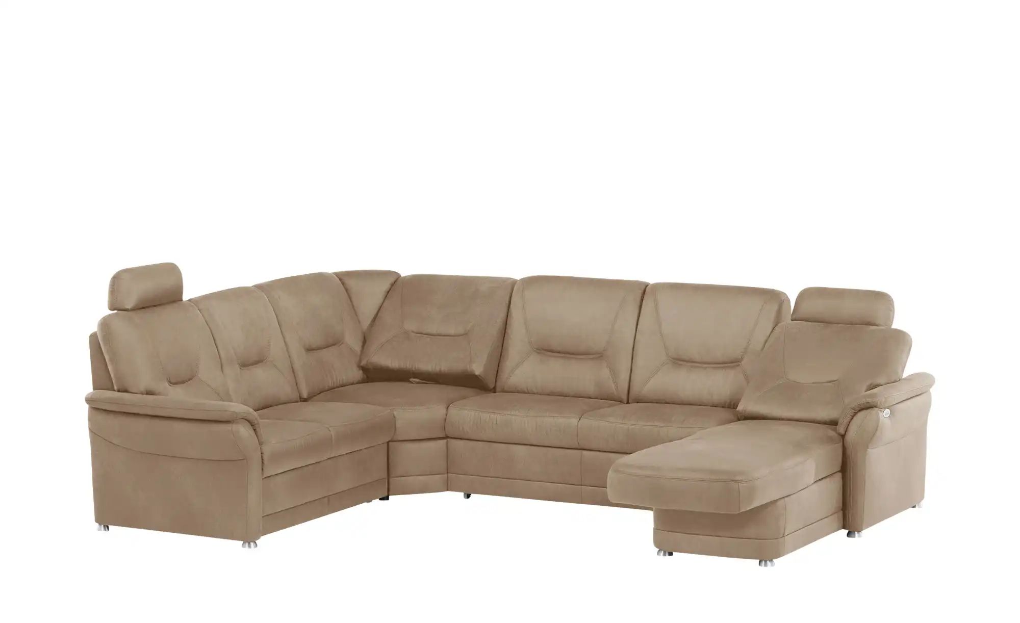 Thumbnail - meinSofa Wohnlandschaft aus Mikrofaser Edda ¦ beige ¦ Maße (cm): B: 309 H: 96 T: 227.0 Polstermöbel > Sofas > Wohnlandsc...