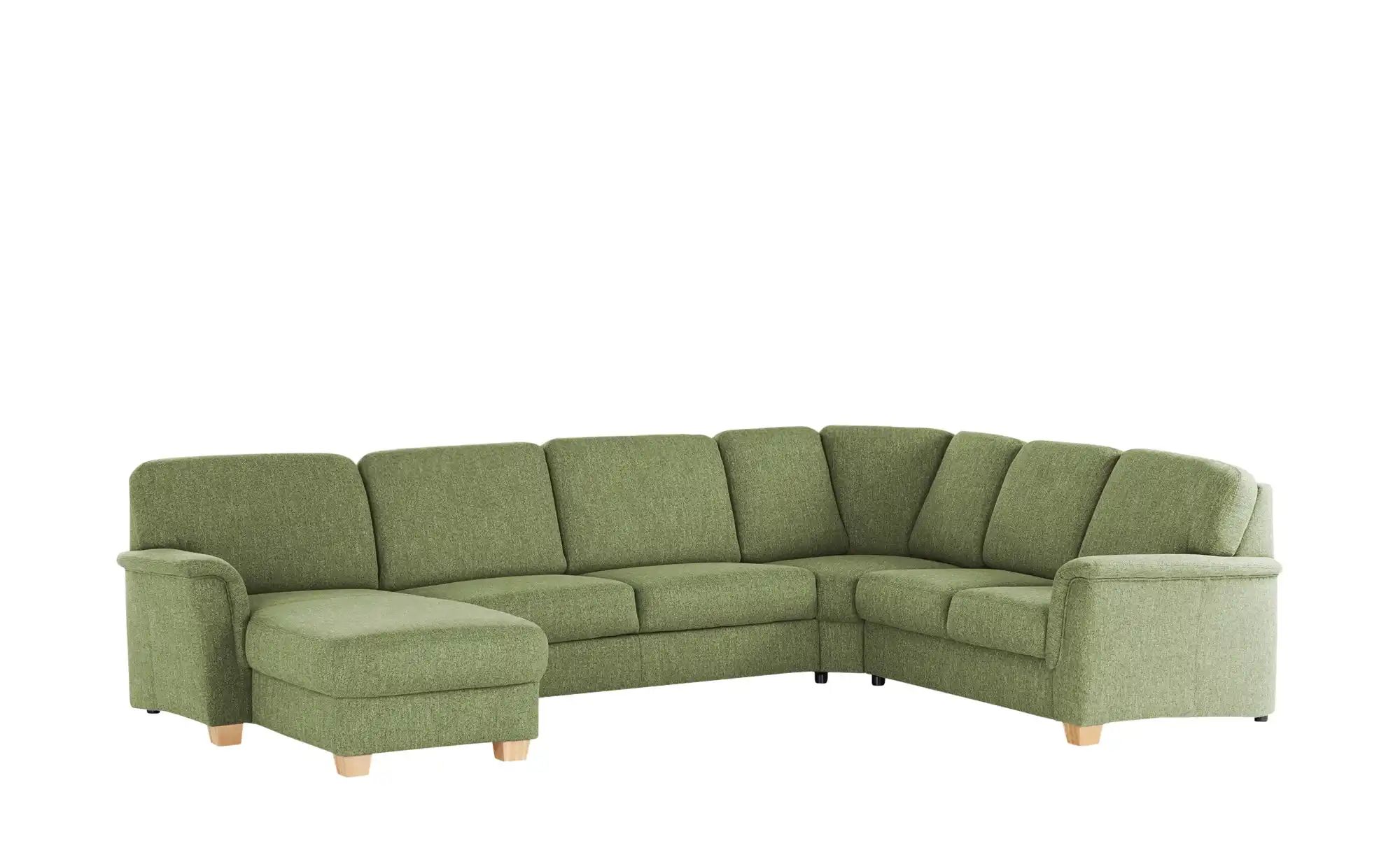 Thumbnail - smart Wohnlandschaft  Valencia ¦ grün ¦ Maße (cm): B: 341 Polstermöbel > Sofas > Wohnlandschaften - Höffner