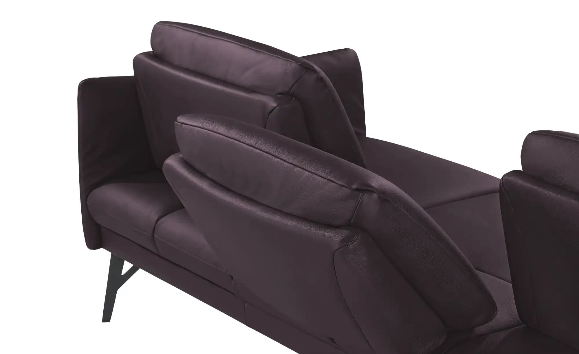 himolla Ecksofa Leder  1928 ¦ lila/violett ¦ Maße (cm): B: 280 H: 83 T: 175 günstig online kaufen