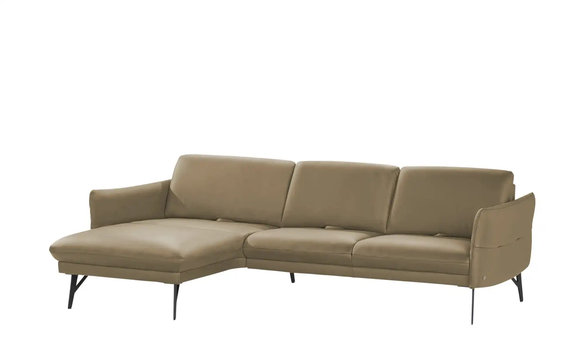 himolla Ecksofa Leder  1928 ¦ beige ¦ Maße (cm): B: 280 H: 83 T: 175 Polste günstig online kaufen