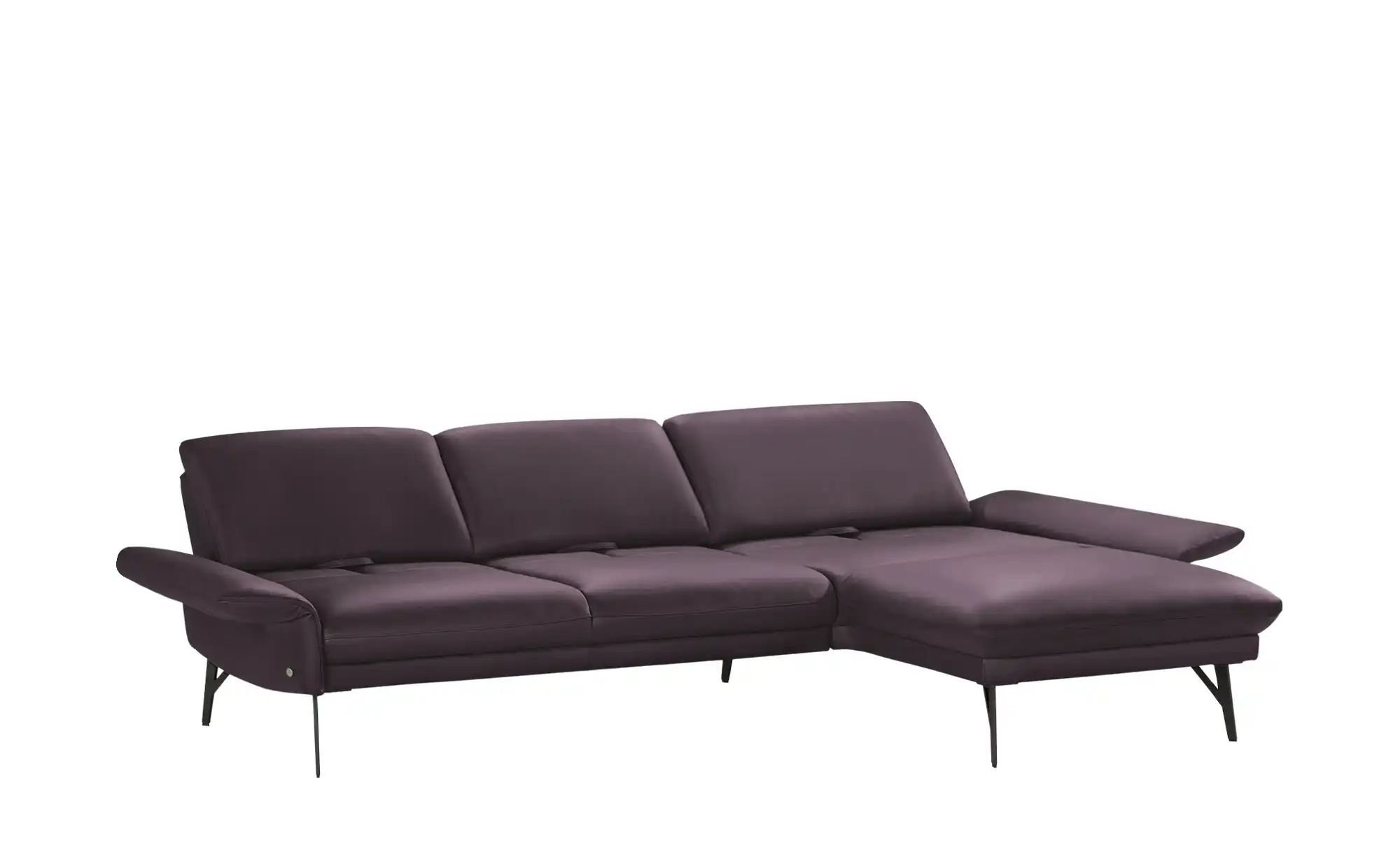 himolla Ecksofa Leder  1928 ¦ lila/violett ¦ Maße (cm): B: 280 H: 83 T: 175 günstig online kaufen