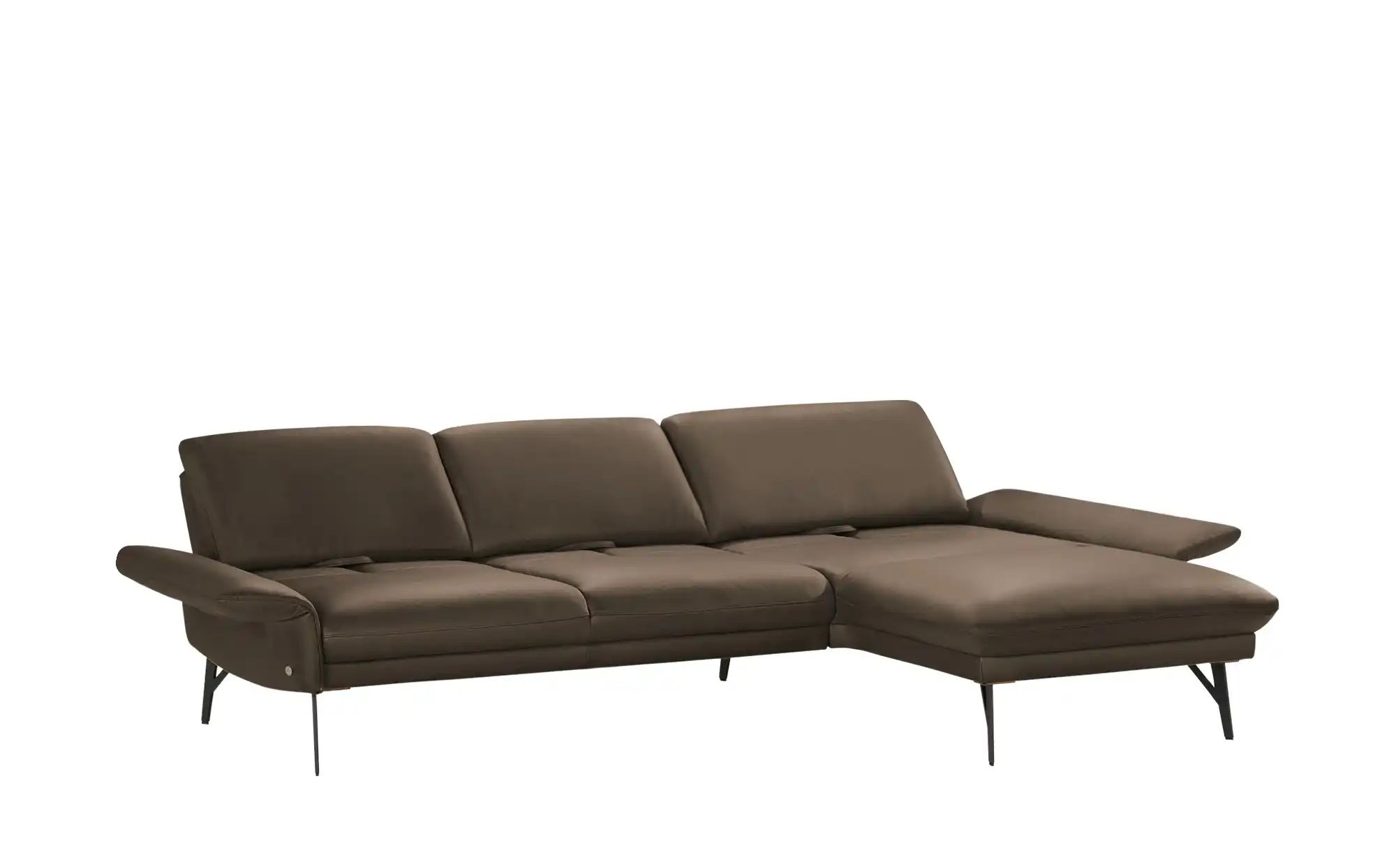 Thumbnail - himolla Ecksofa Leder  1928 ¦ braun ¦ Maße (cm): B: 280 H: 83 T: 175.0 Polstermöbel > Sofas > Ecksofas - Höffner