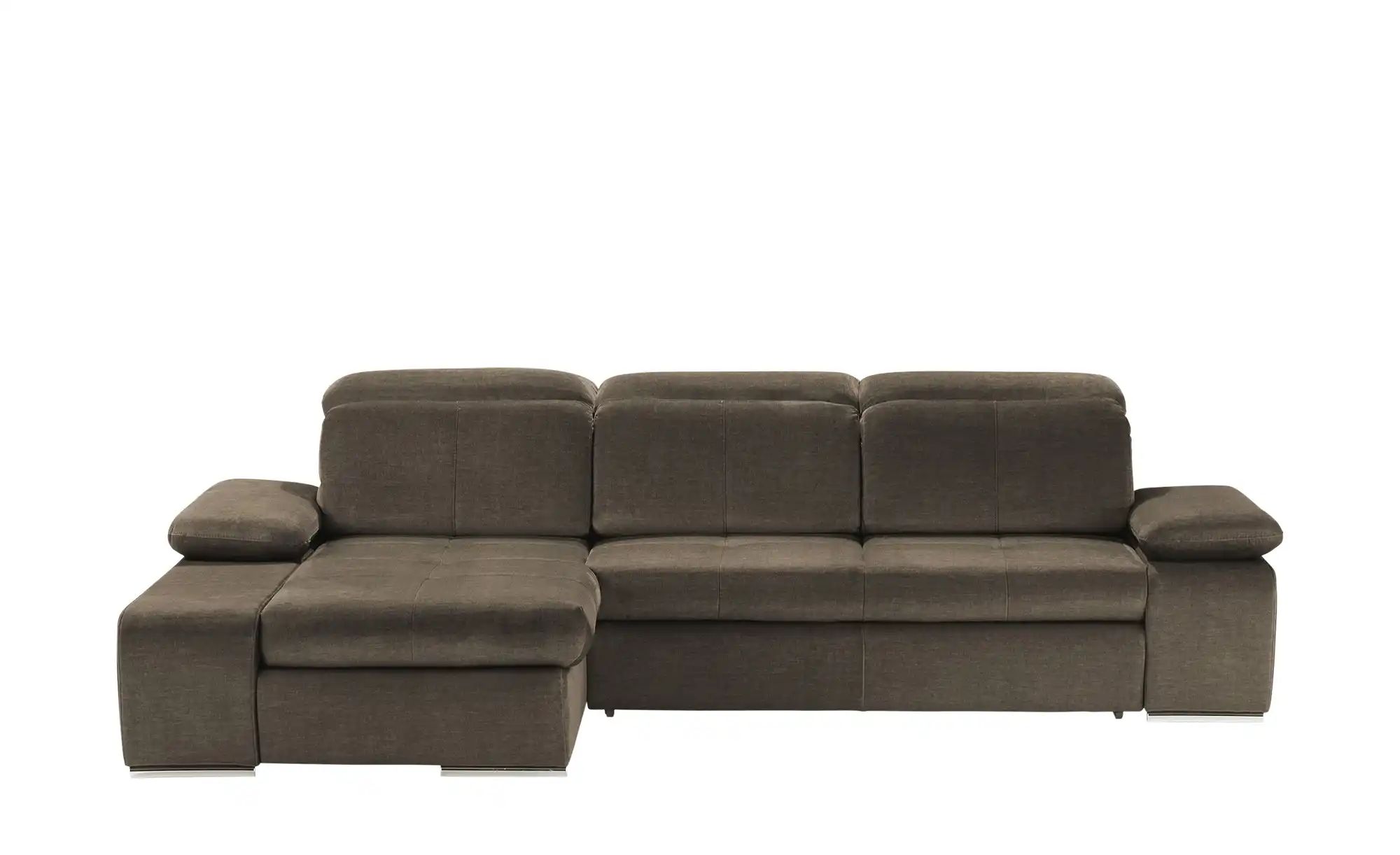 switch Ecksofa aus Mikrofaser Avilla ¦ braun ¦ Maße (cm): B: 285 H: 86 T: 1 günstig online kaufen