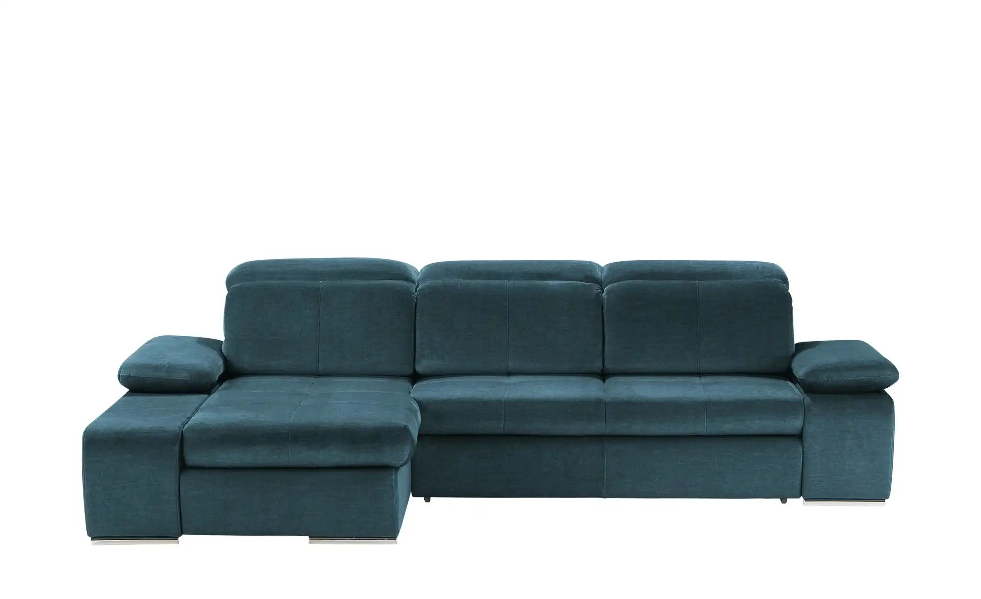 switch Ecksofa aus Mikrofaser Avilla ¦ blau ¦ Maße (cm): B: 285 H: 86 T: 18 günstig online kaufen