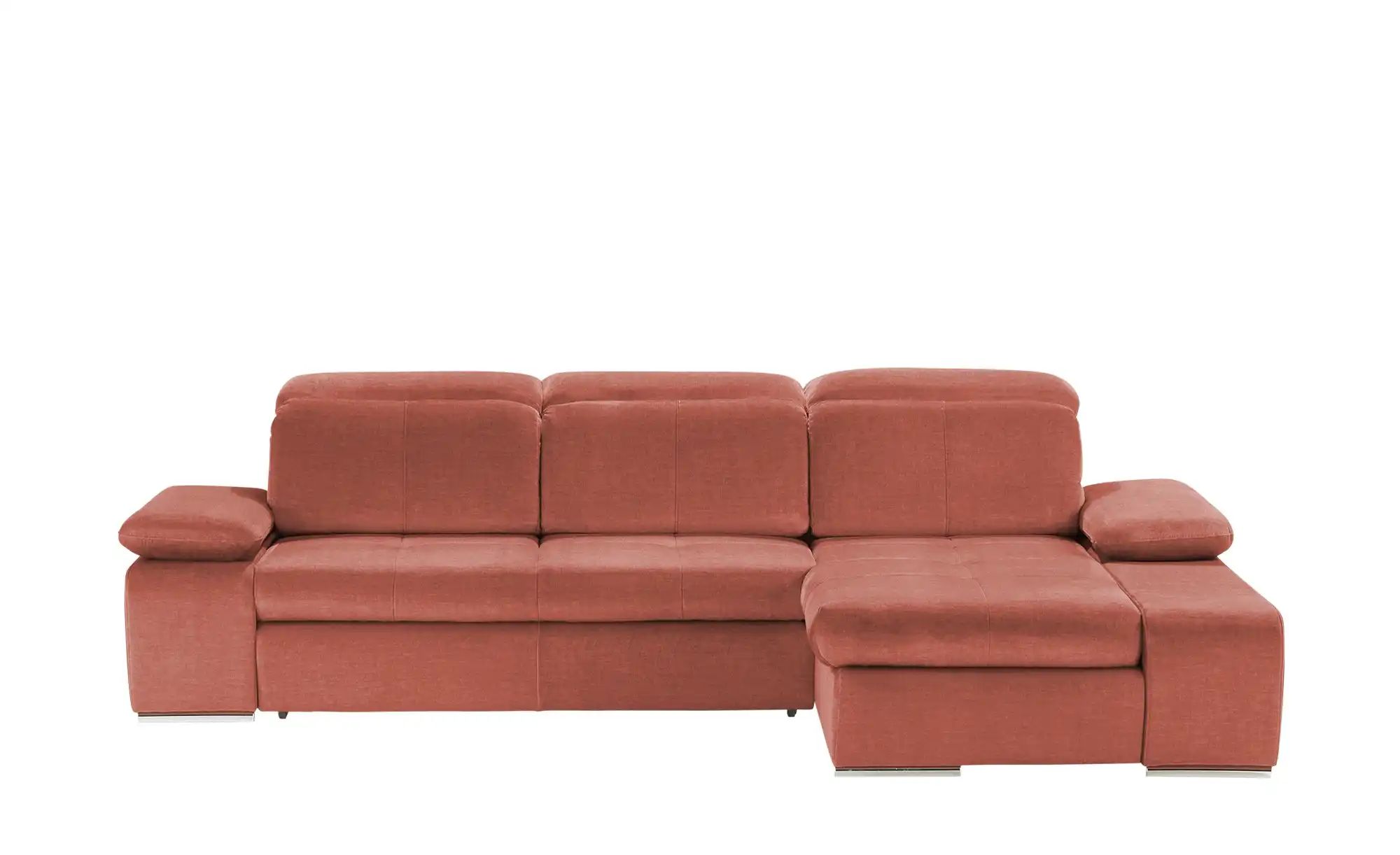 switch Ecksofa aus Mikrofaser Avilla ¦ rot ¦ Maße (cm): B: 285 H: 86 T: 187 günstig online kaufen