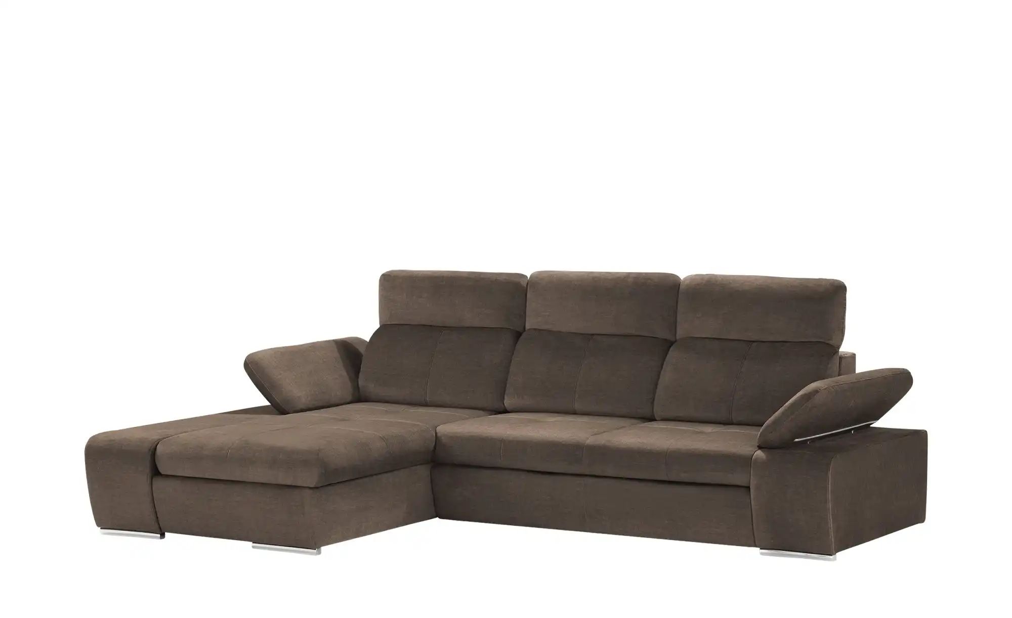switch Ecksofa aus Mikrofaser Avilla ¦ braun ¦ Maße (cm): B: 285 H: 86 T: 1 günstig online kaufen
