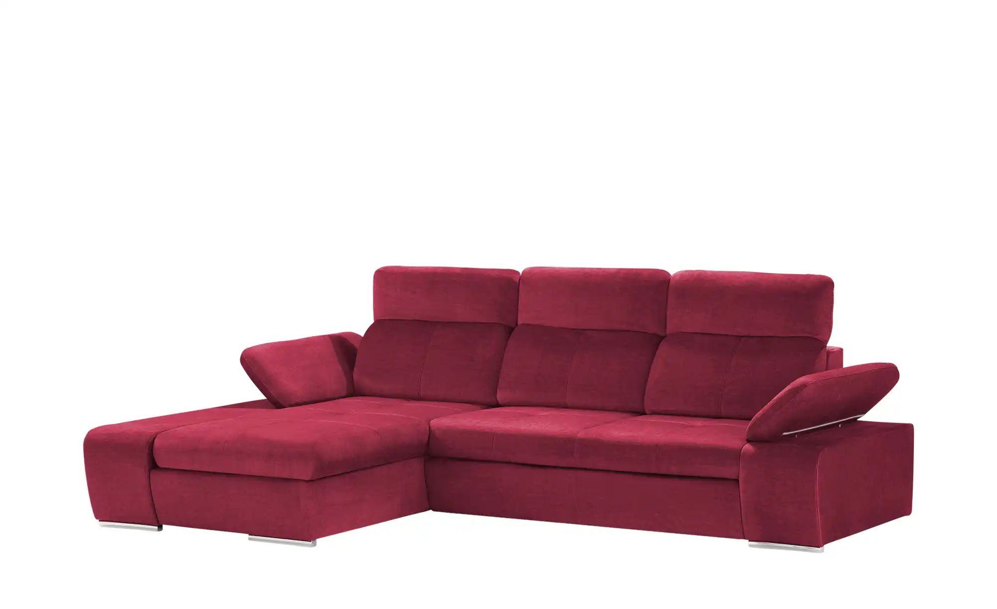 Thumbnail - switch Ecksofa aus Mikrofaser Avilla ¦ rot ¦ Maße (cm): B: 285 H: 86 T: 187.0 Polstermöbel > Sofas > Ecksofas - Höffner