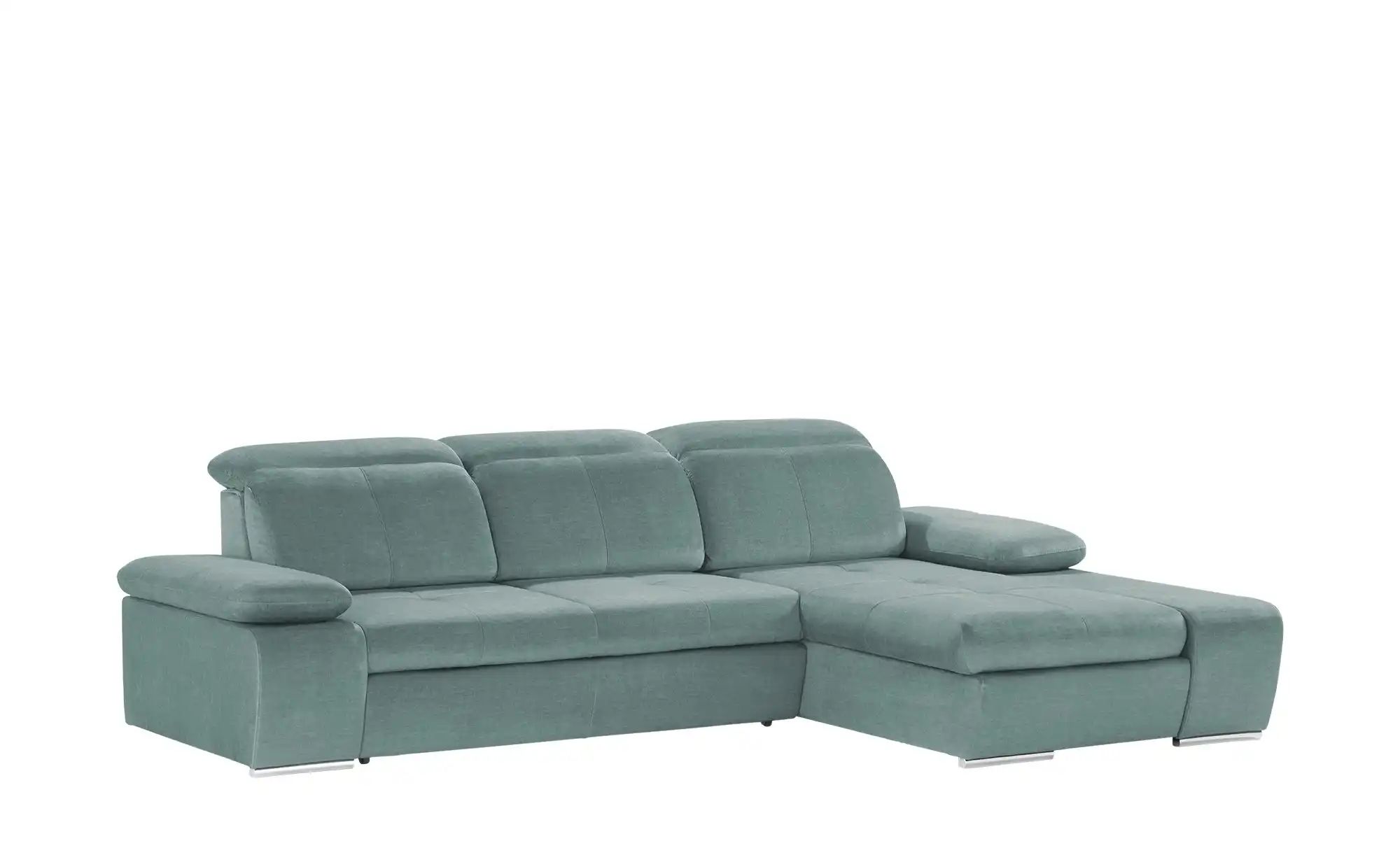 Thumbnail - switch Ecksofa aus Mikrofaser Avilla ¦ türkis/petrol ¦ Maße (cm): B: 285 H: 86 T: 187.0 Polstermöbel > Sofas > Ecksofas ...