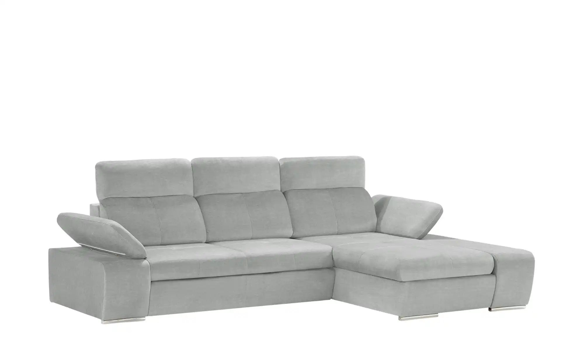switch Ecksofa aus Mikrofaser Avilla ¦ grau ¦ Maße (cm): B: 285 H: 86 T: 18 günstig online kaufen