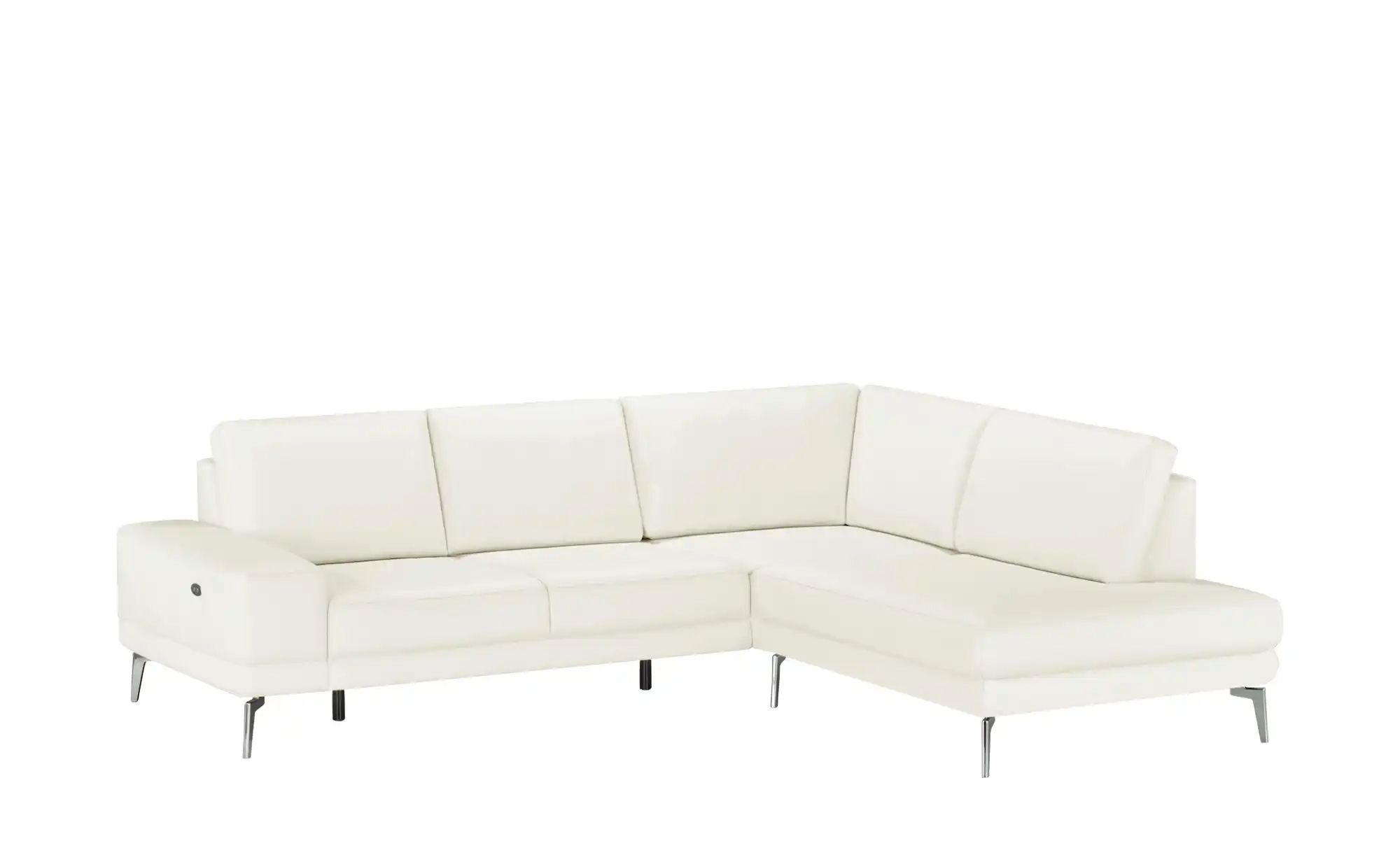 meinSofa Ecksofa aus Leder Dana ¦ weiß ¦ Maße (cm): B: 269 H: 86 T: 222 Pol günstig online kaufen