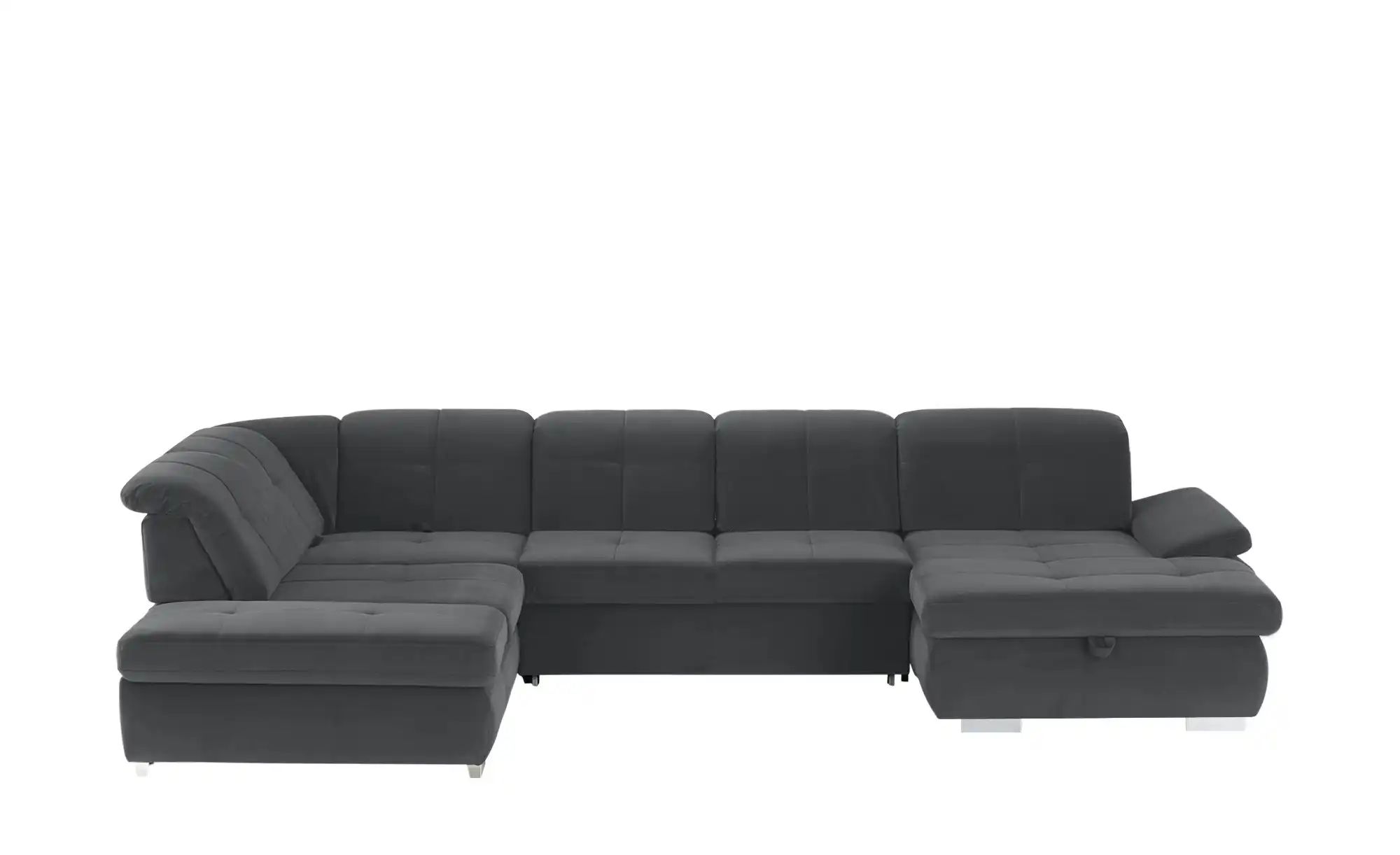 Lounge Collection Wohnlandschaft Mikrofaser  Affair ¦ grau ¦ Maße (cm): B: günstig online kaufen