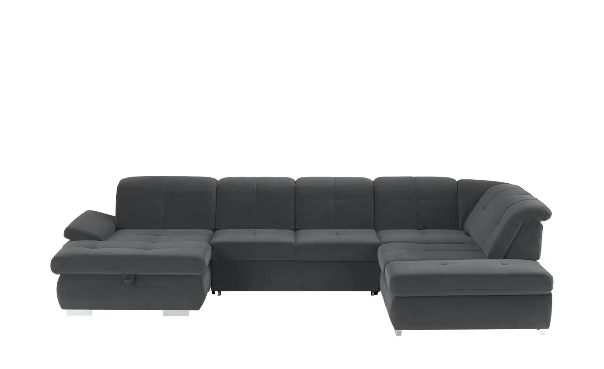 Lounge Collection Wohnlandschaft Mikrofaser  Affair ¦ grau ¦ Maße (cm): B: günstig online kaufen