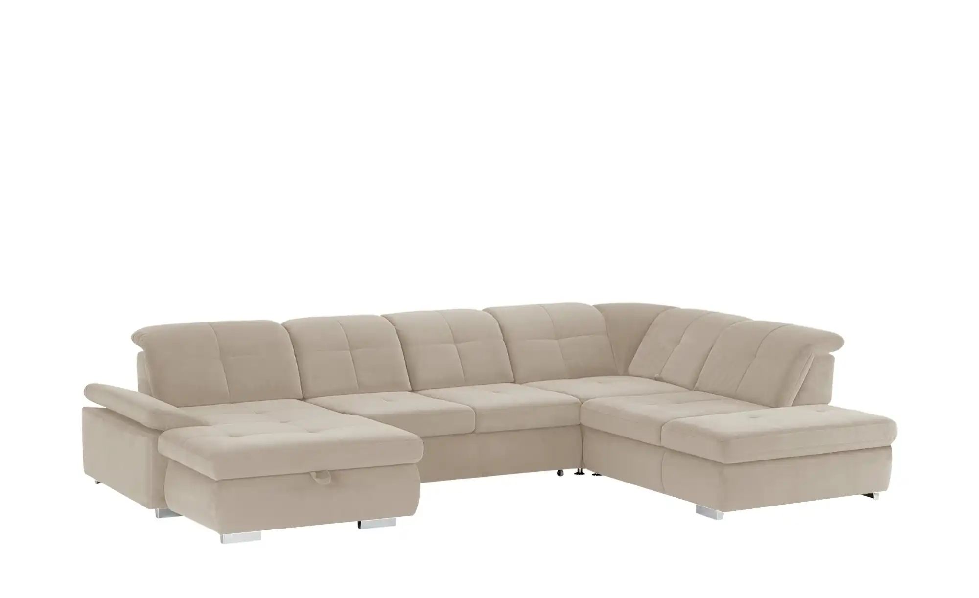 Lounge Collection Wohnlandschaft Mikrofaser  Affair ¦ beige ¦ Maße (cm): B: günstig online kaufen