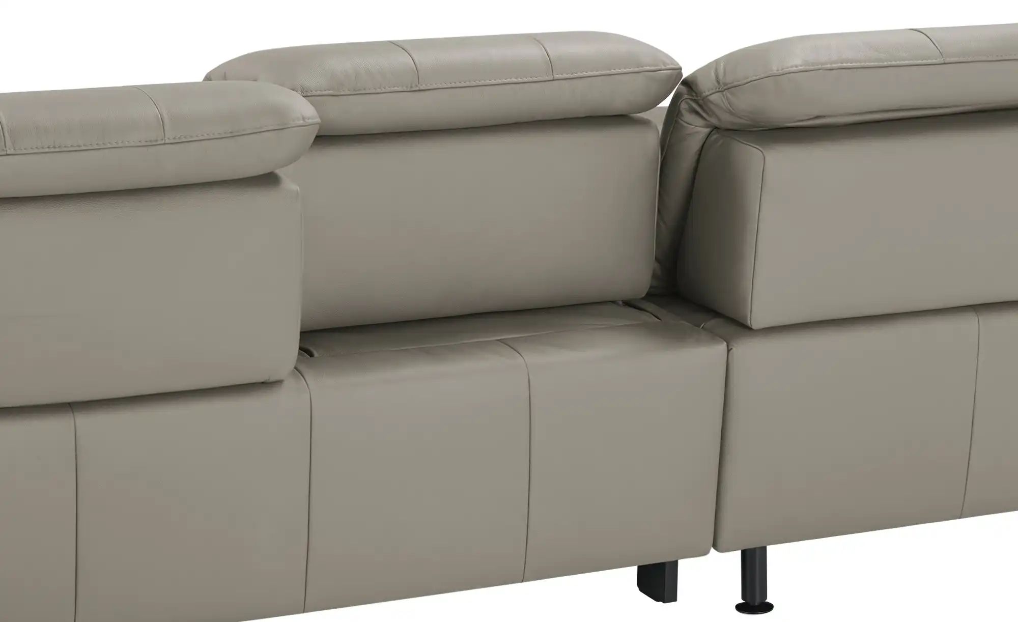 Thumbnail - Lounge Collection Wohnlandschaft Leder  Jona ¦ grau ¦ Maße (cm): B: 368 H: 100 T: 194.0 Polstermöbel > Sofas > Wohnlands...