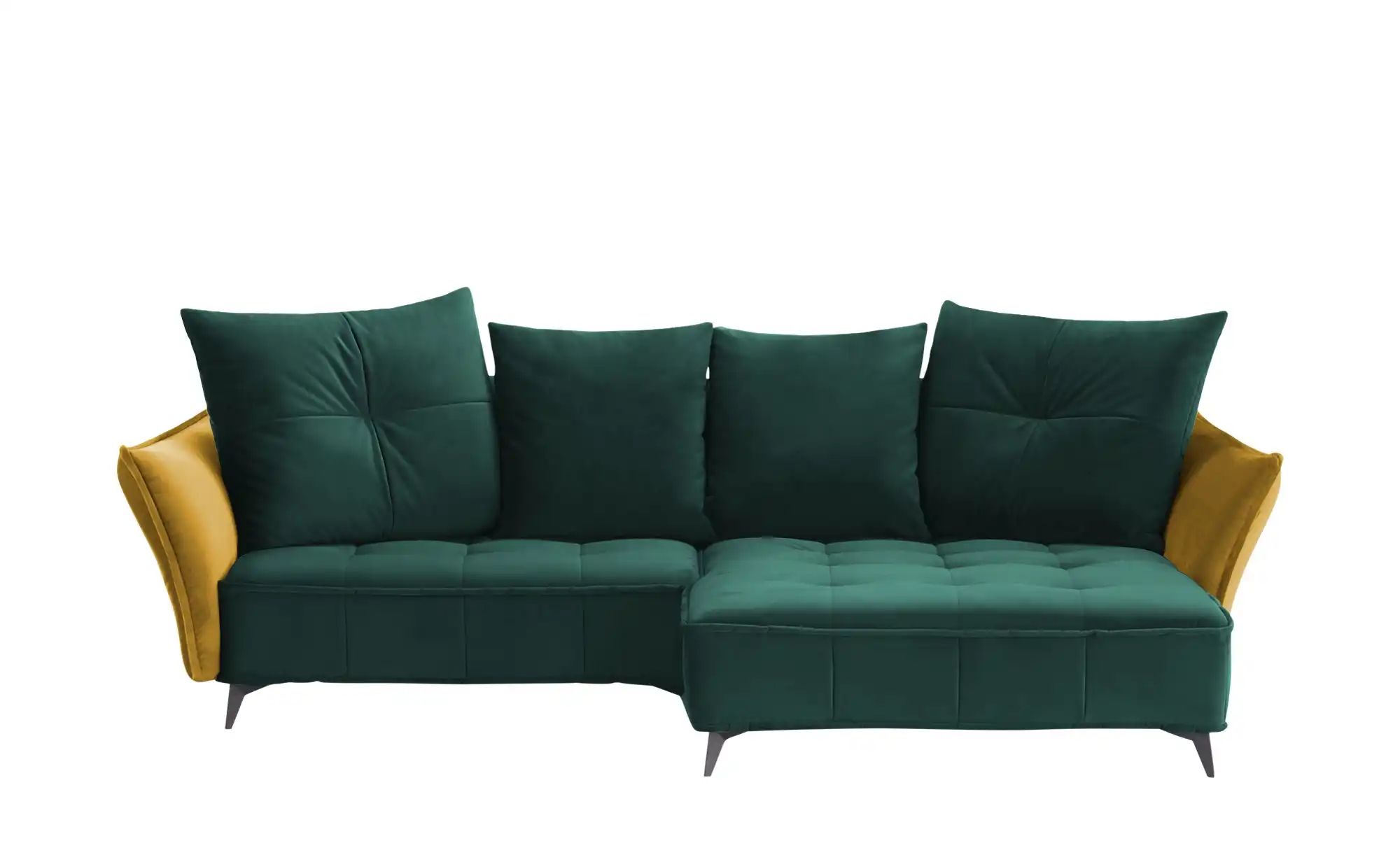 Ecksofa  Crease ¦ grün ¦ Maße (cm): B: 290 H: 80 T: 175 Polstermöbel > Sofa günstig online kaufen