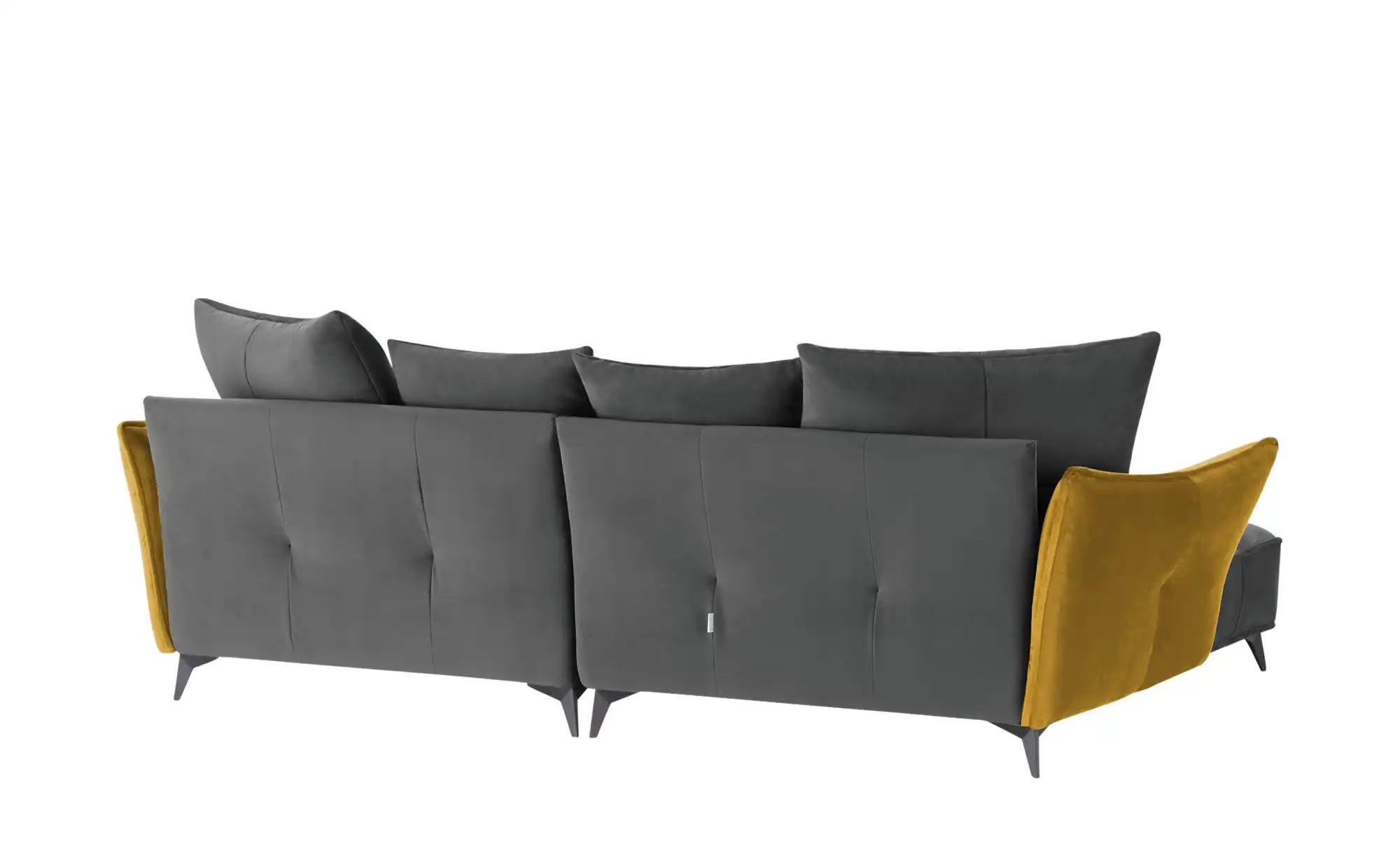 Ecksofa  Crease ¦ grau ¦ Maße (cm): B: 290 H: 80 T: 175 Polstermöbel > Sofa günstig online kaufen