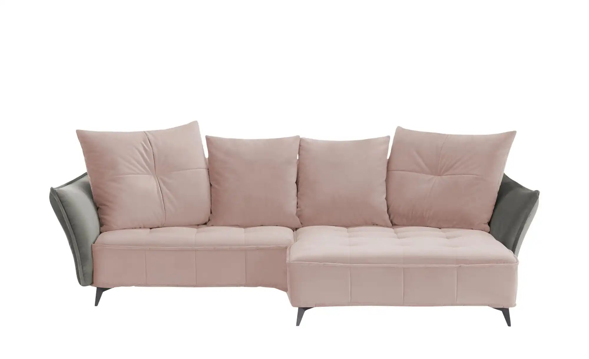 Ecksofa  Crease ¦ rosa/pink ¦ Maße (cm): B: 290 H: 80 T: 175 Polstermöbel > günstig online kaufen