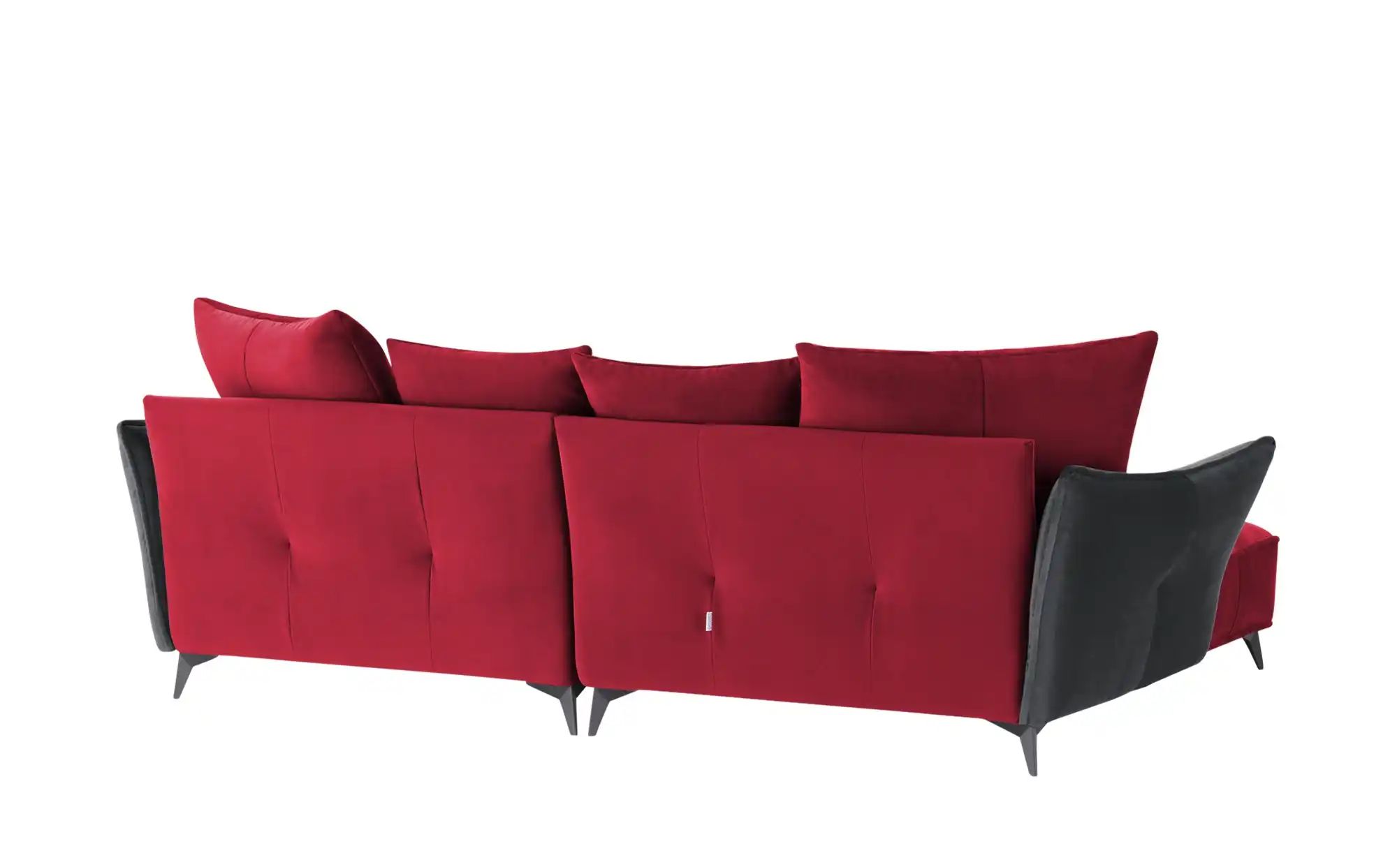 Ecksofa  Crease ¦ rot ¦ Maße (cm): B: 290 H: 80 T: 175 Polstermöbel > Sofas günstig online kaufen