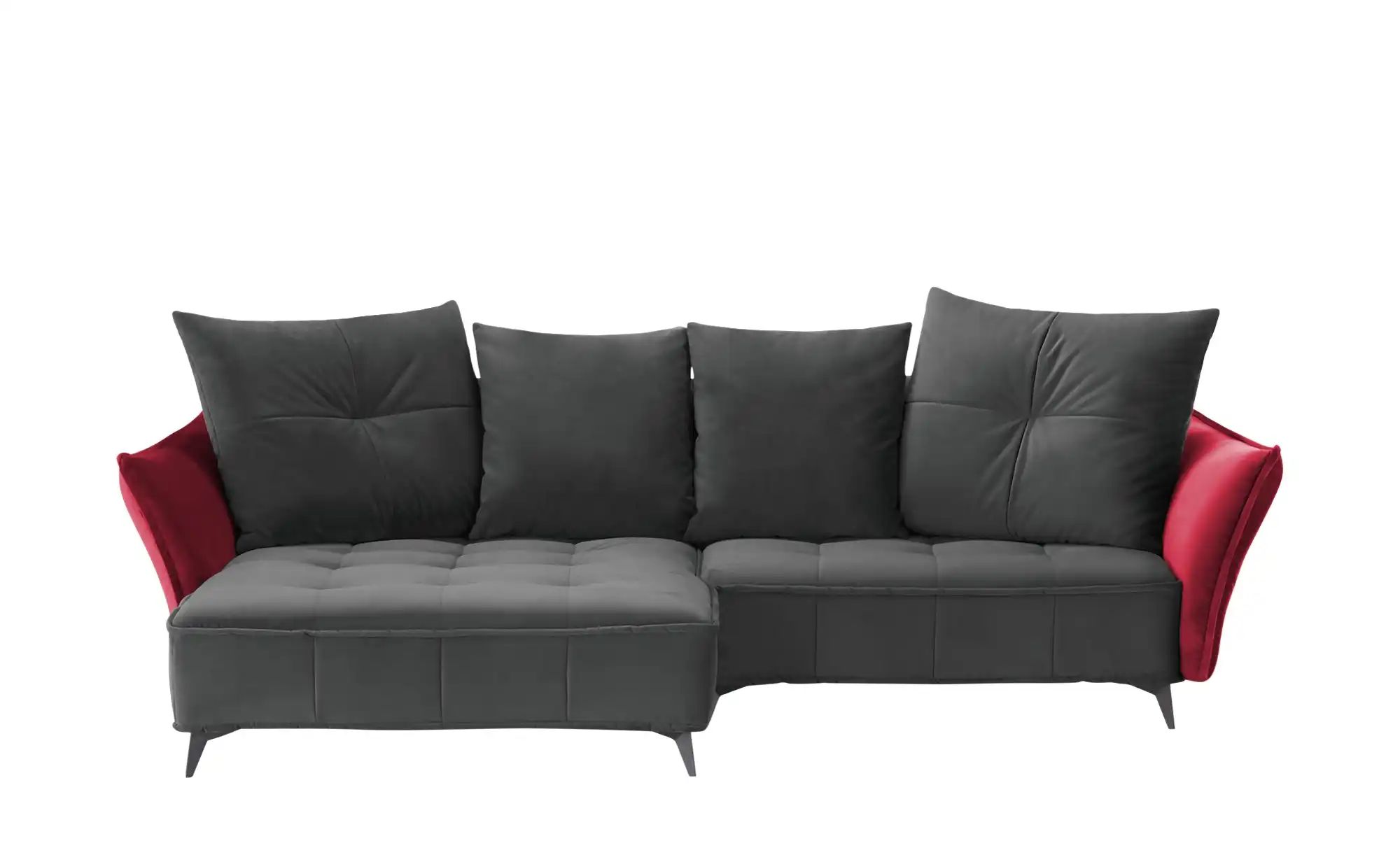 Ecksofa  Crease ¦ grau ¦ Maße (cm): B: 290 H: 80 T: 175 Polstermöbel > Sofa günstig online kaufen