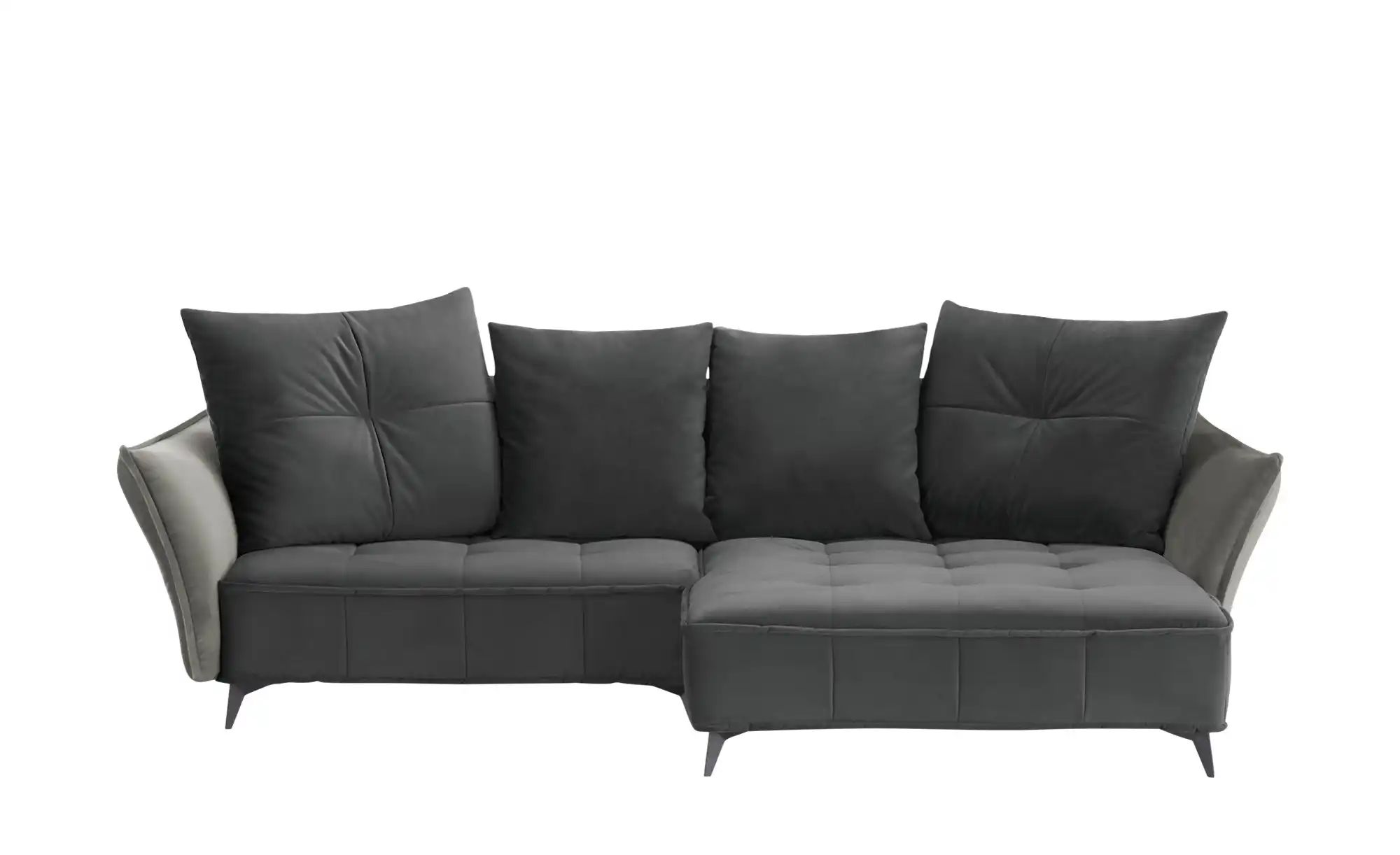 Ecksofa  Crease ¦ grau ¦ Maße (cm): B: 290 H: 80 T: 175 Polstermöbel > Sofa günstig online kaufen