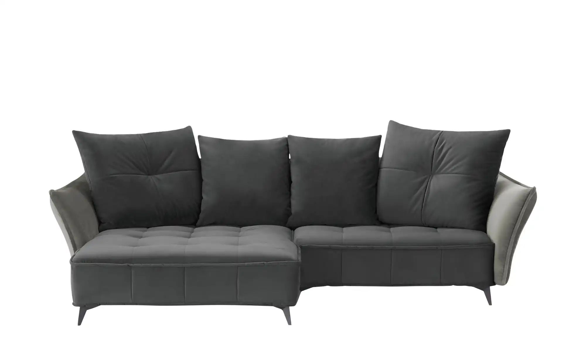 Ecksofa  Crease ¦ grau ¦ Maße (cm): B: 290 H: 80 T: 175 Polstermöbel > Sofa günstig online kaufen