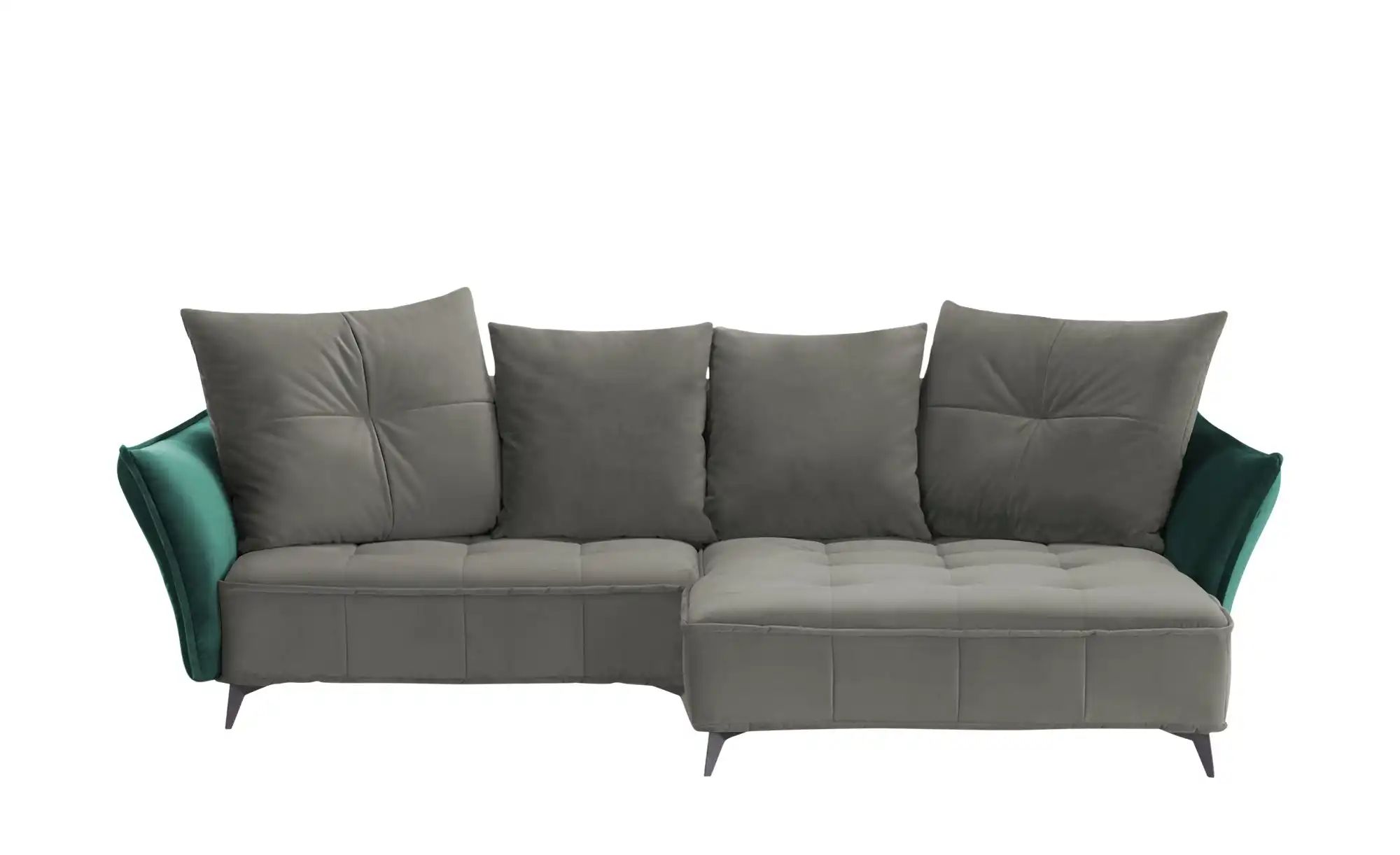 Ecksofa  Crease ¦ grau ¦ Maße (cm): B: 290 H: 80 T: 175 Polstermöbel > Sofa günstig online kaufen