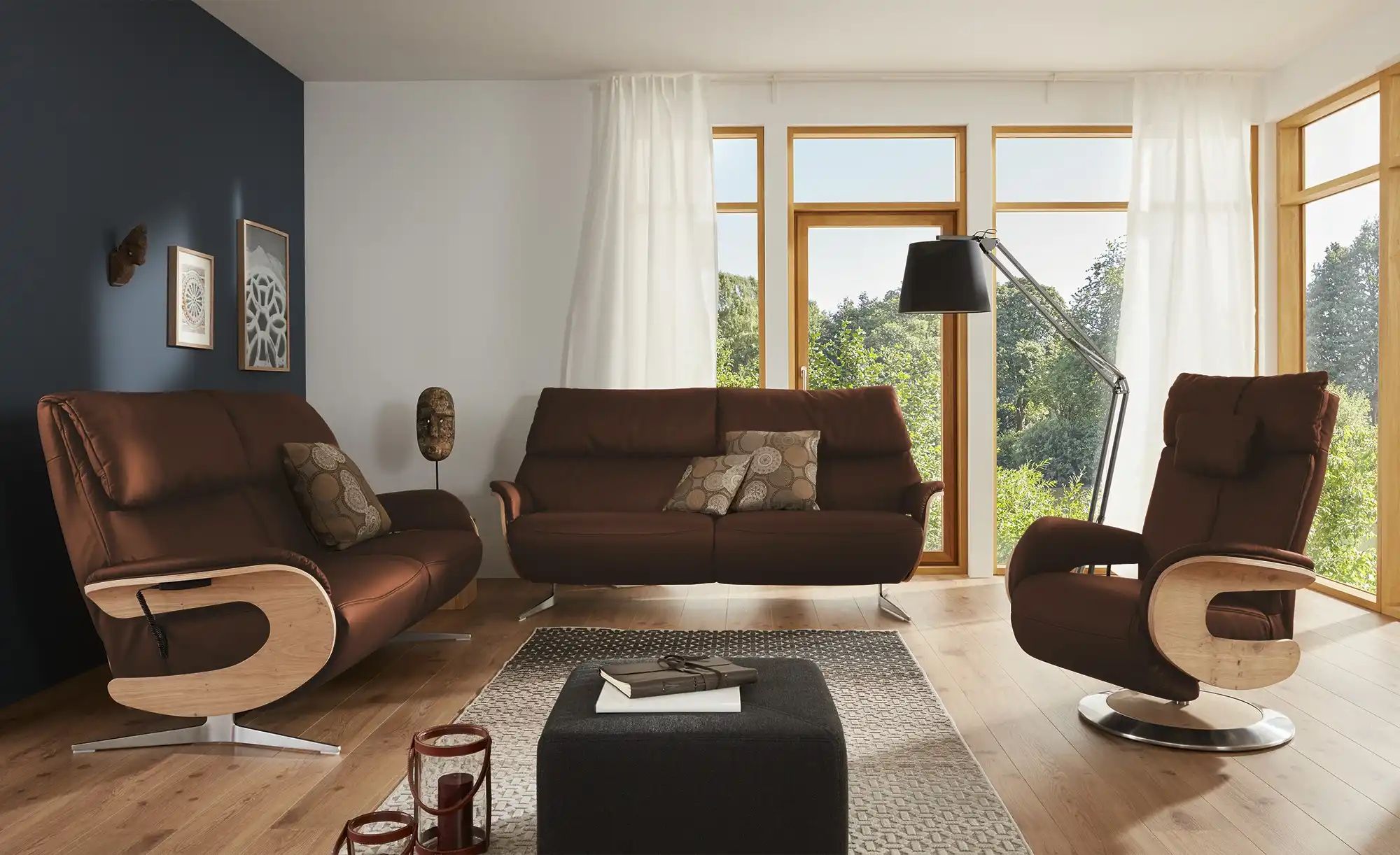 Thumbnail - himolla Relaxsessel Mit verschiedenen Funktionen 7818 ¦ braun ¦ Maße (cm): B: 75 H: 112 T: 87.0 Polstermöbel > Sessel >...