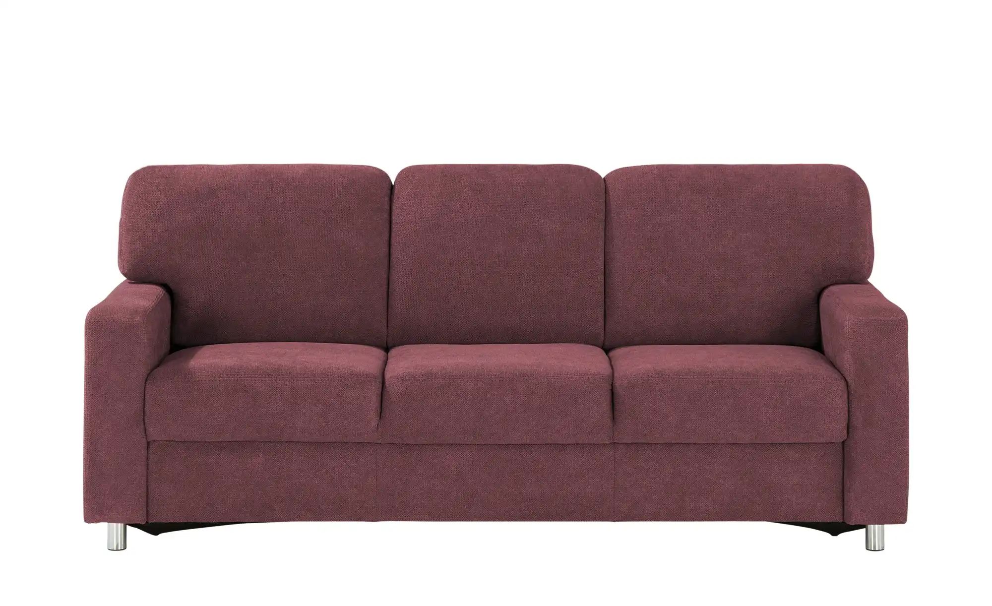 smart Sofa  Valencia ¦ rot ¦ Maße (cm): B: 212 H: 90 T: 93 Polstermöbel > S günstig online kaufen