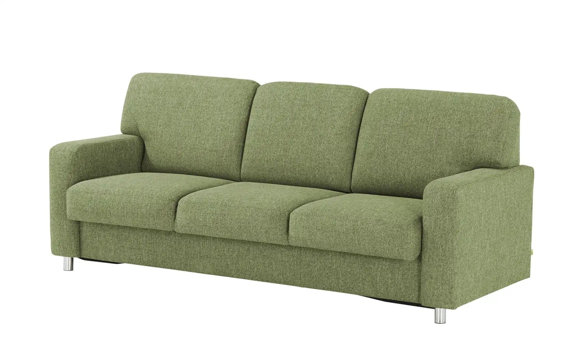 smart Sofa  Valencia ¦ grün ¦ Maße (cm): B: 212 H: 90 T: 93 Polstermöbel > günstig online kaufen