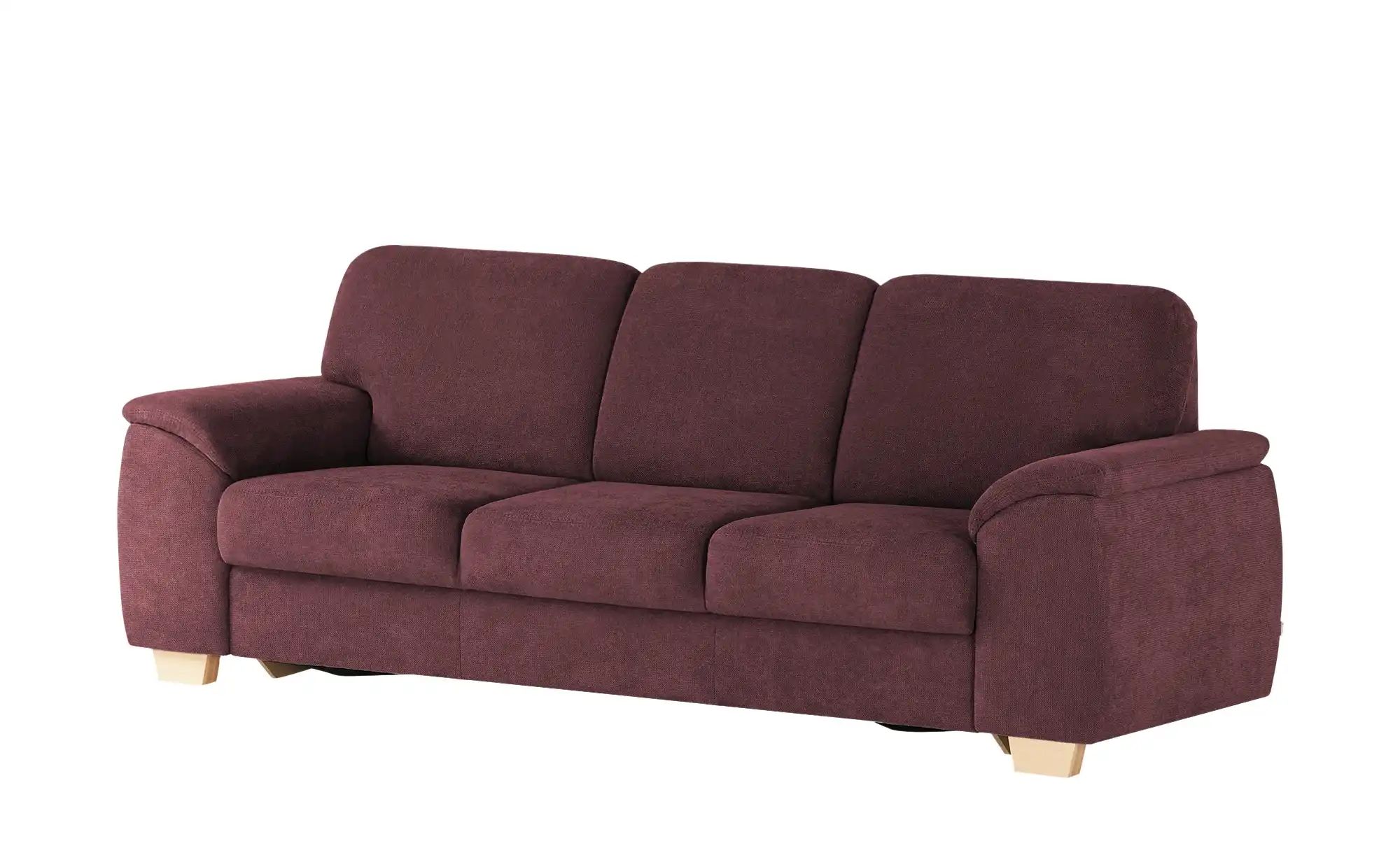 smart Sofa  Valencia ¦ rot ¦ Maße (cm): B: 240 H: 90 T: 93 Polstermöbel > S günstig online kaufen