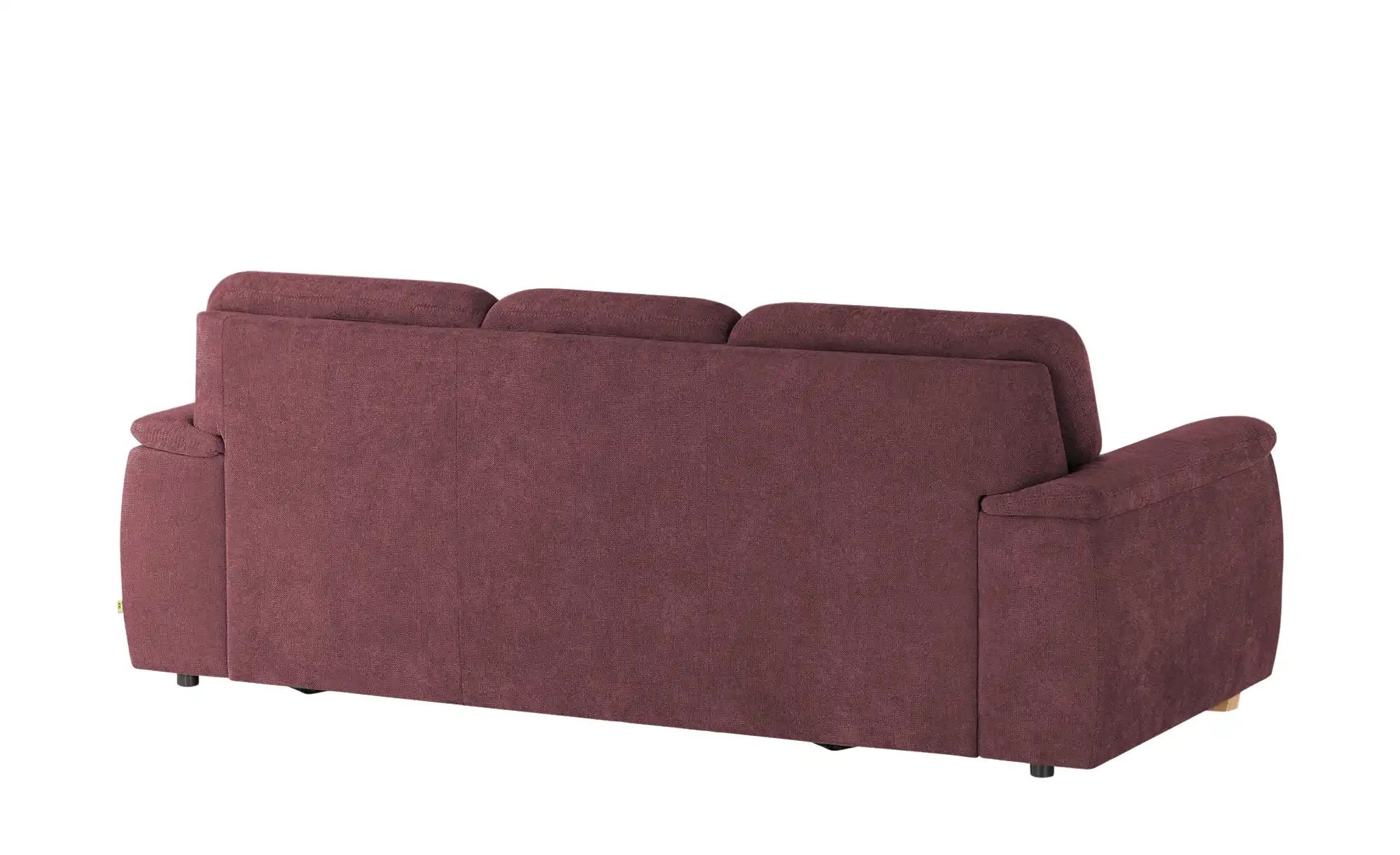 Thumbnail - smart Sofa Valencia ¦ rot ¦ Maße (cm): B: 240 H: 90 T: 93.0 Polstermöbel > Sofas > 3-Sitzer - Höffner
