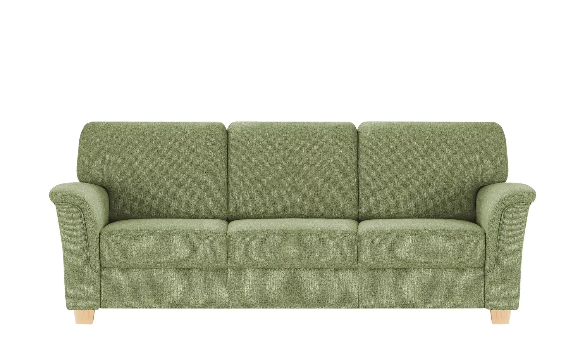 smart Sofa  Valencia ¦ grün ¦ Maße (cm): B: 224 H: 90 T: 93 Polstermöbel > günstig online kaufen