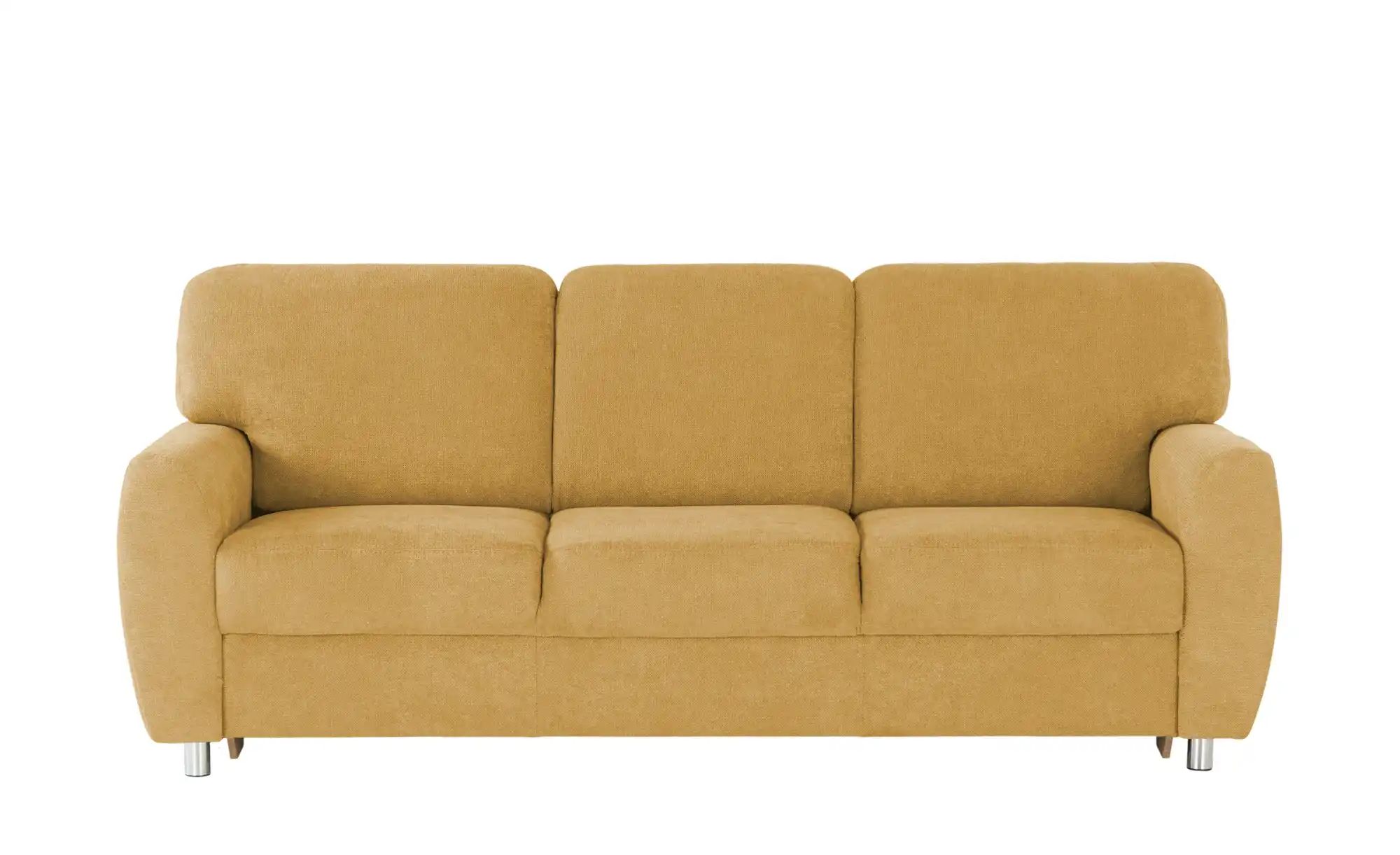 smart Sofa  Valencia ¦ gelb ¦ Maße (cm): B: 220 H: 90 T: 93 Polstermöbel > günstig online kaufen