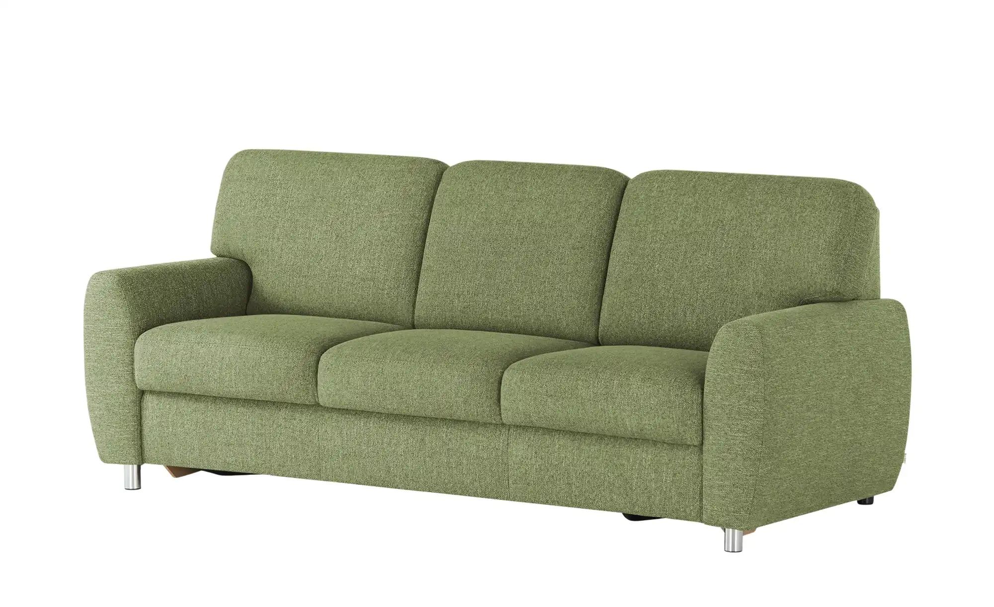 smart Sofa  Valencia ¦ grün ¦ Maße (cm): B: 220 H: 90 T: 93 Polstermöbel > günstig online kaufen