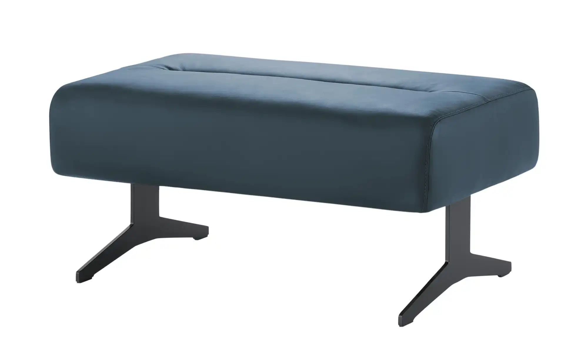 Stressless Hocker aus Leder  Stella ¦ blau ¦ Maße (cm): B: 90 H: 44 T: 57 P günstig online kaufen