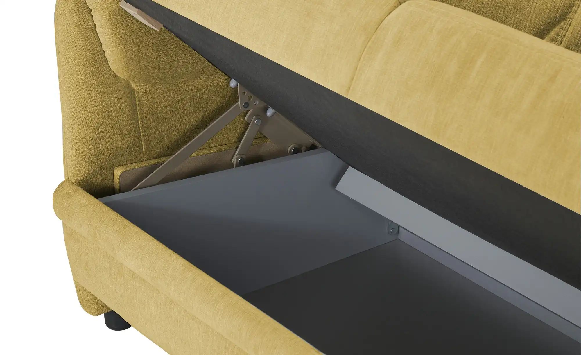 Thumbnail - Polstermöbel Oelsa Einzelsofa mit Vorziehfunktion Andorra ¦ gelb ¦ Maße (cm): B: 224 H: 102 T: 98.0 Polstermöbel > Sofas...
