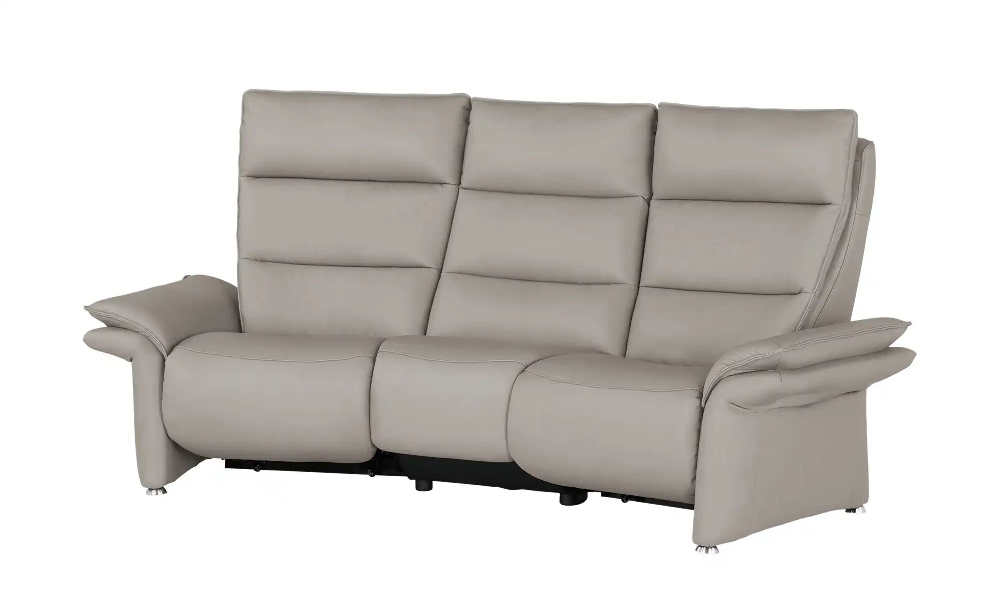 Hukla Trapezsofa aus Leder  Corvina ¦ grau ¦ Maße (cm): B: 216 H: 109 T: 10 günstig online kaufen