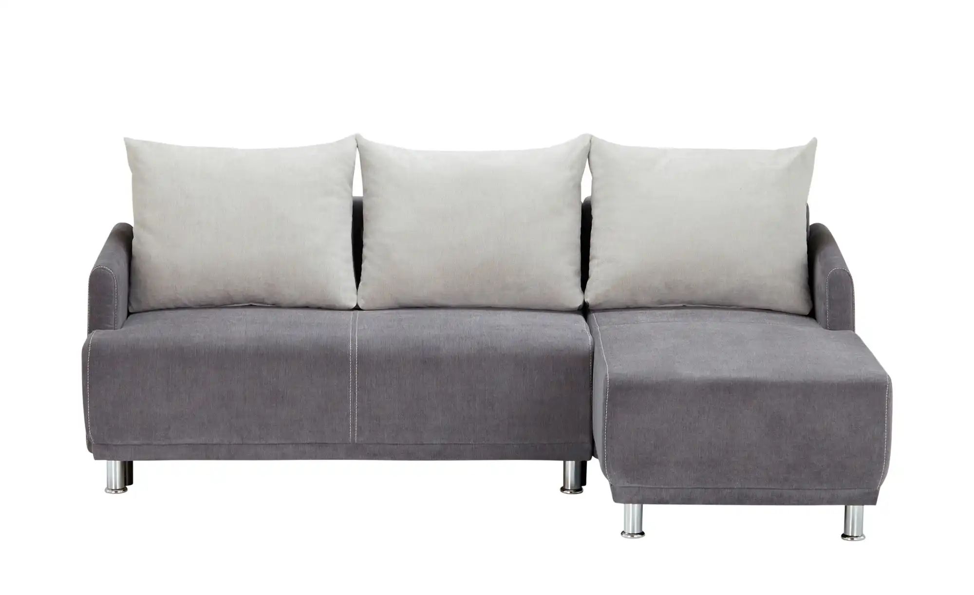 Ecksofa  Arvena ¦ grau ¦ Maße (cm): B: 220 H: 94 T: 161 Polstermöbel > Sofa günstig online kaufen