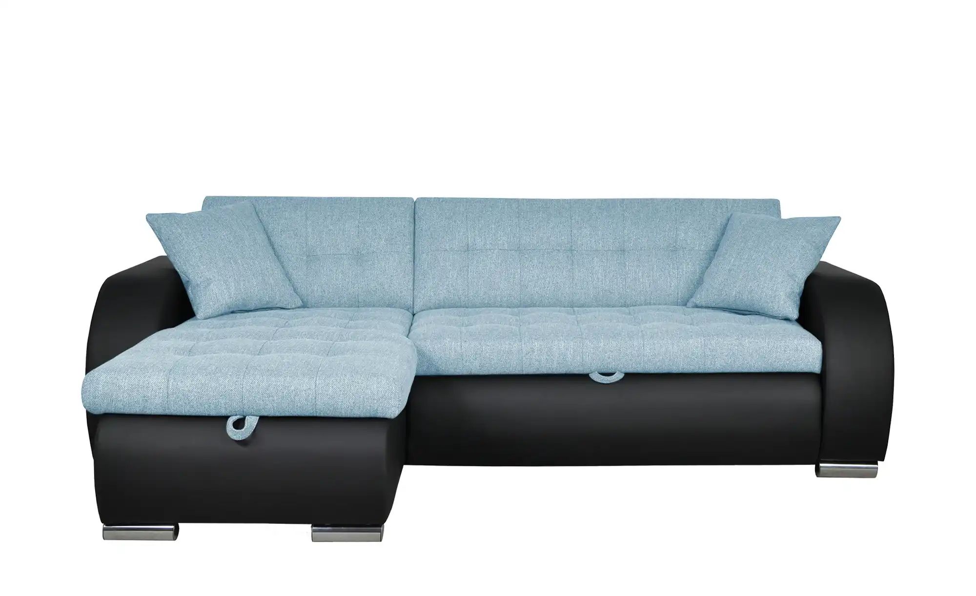 Ecksofa  Aries ¦ blau ¦ Maße (cm): B: 242 H: 80 T: 161 Polstermöbel > Sofas günstig online kaufen