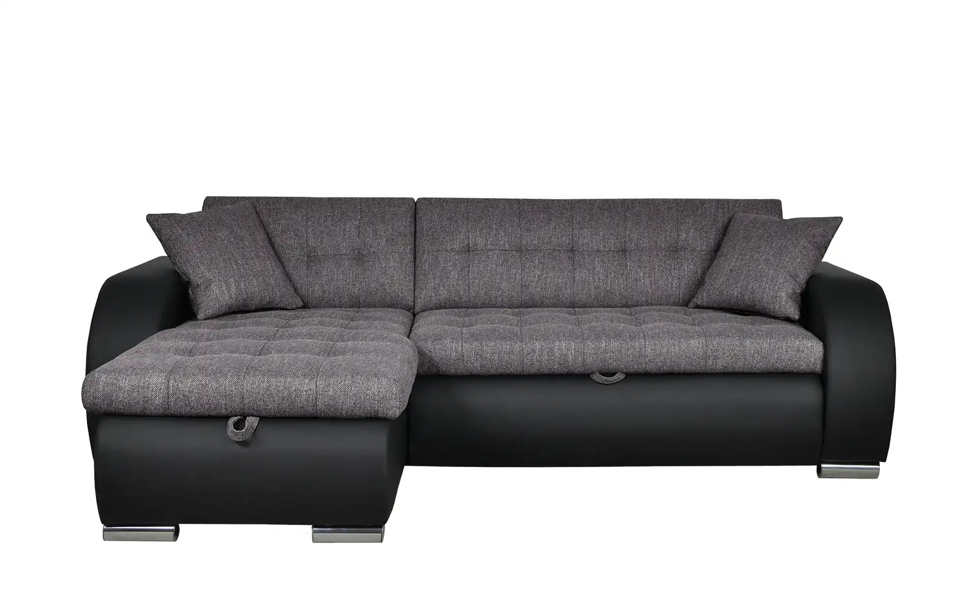 Ecksofa  Aries ¦ grau ¦ Maße (cm): B: 242 H: 80 T: 161 Polstermöbel > Sofas günstig online kaufen