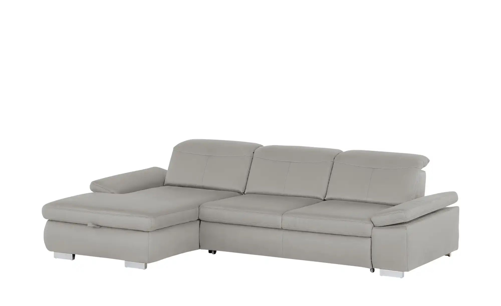 Lounge Collection Ecksofa aus Mikrofaser Kathrin ¦ grau ¦ Maße (cm): B: 309 günstig online kaufen