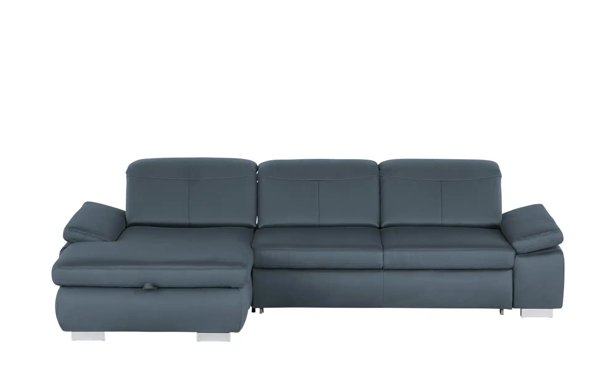 Lounge Collection Ecksofa aus Mikrofaser Kathrin ¦ blau ¦ Maße (cm): B: 309 günstig online kaufen