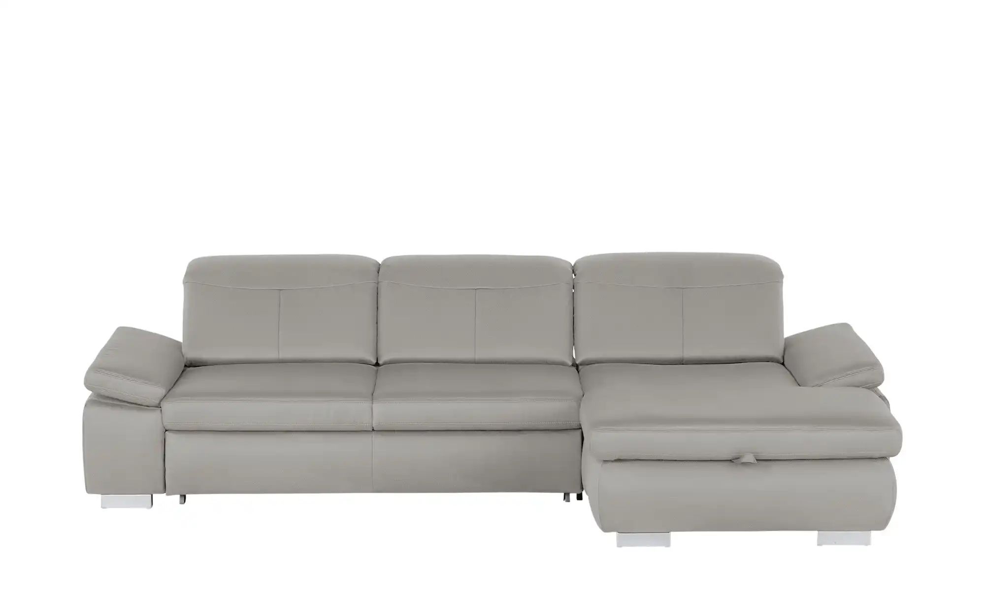 Lounge Collection Ecksofa aus Mikrofaser Kathrin ¦ grau ¦ Maße (cm): B: 309 günstig online kaufen