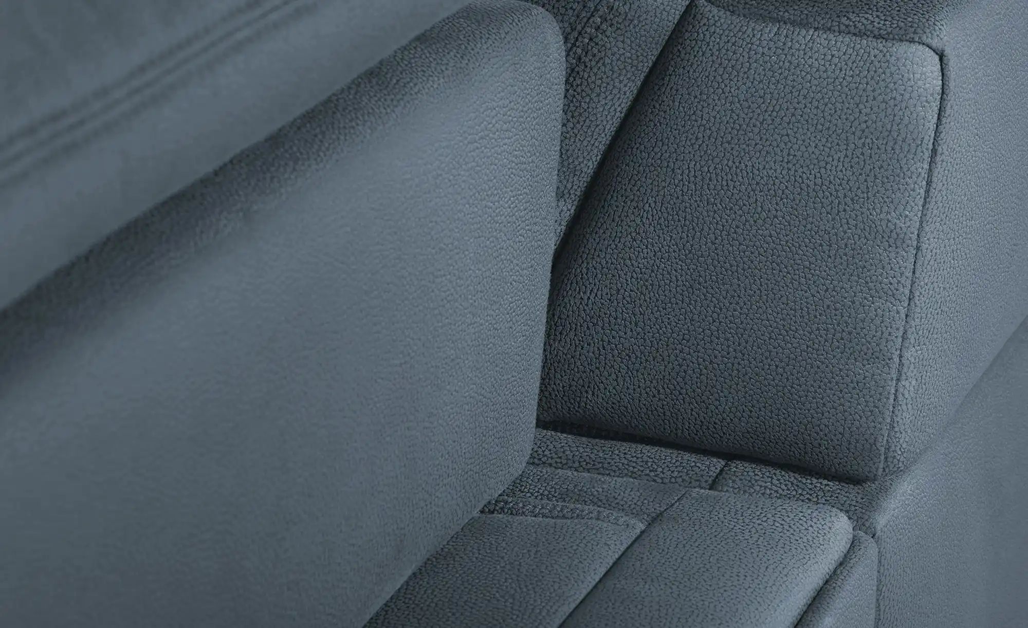 Thumbnail - Lounge Collection Ecksofa aus Mikrofaser Kathrin ¦ blau ¦ Maße (cm): B: 309 H: 85 T: 195.0 Polstermöbel > Sofas > Ecksof...