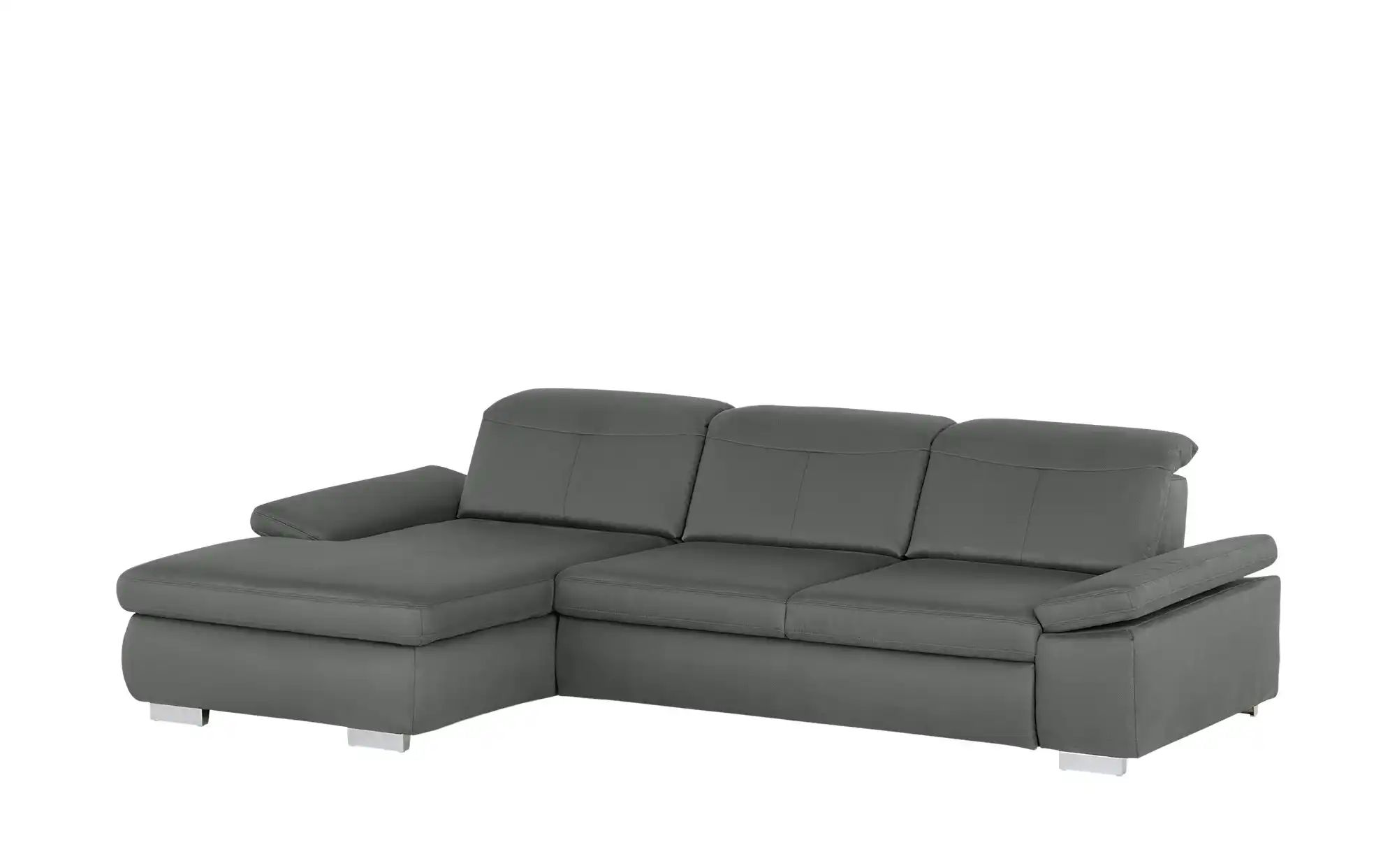 Thumbnail - Lounge Collection Ecksofa aus Mikrofaser Kathrin ¦ grau ¦ Maße (cm): B: 309 H: 85 T: 195.0 Polstermöbel > Sofas > Ecksof...