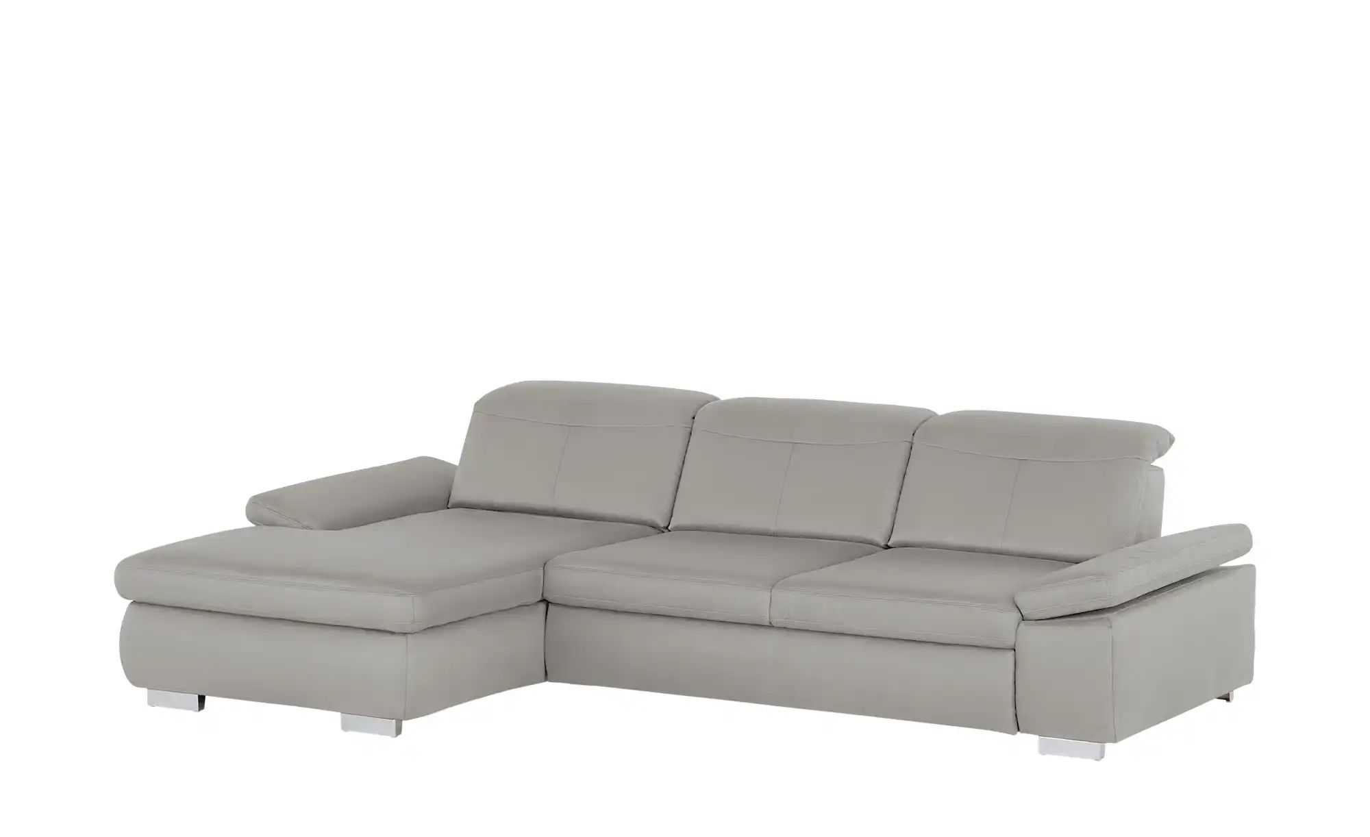 Lounge Collection Ecksofa aus Mikrofaser Kathrin ¦ grau ¦ Maße (cm): B: 309 günstig online kaufen