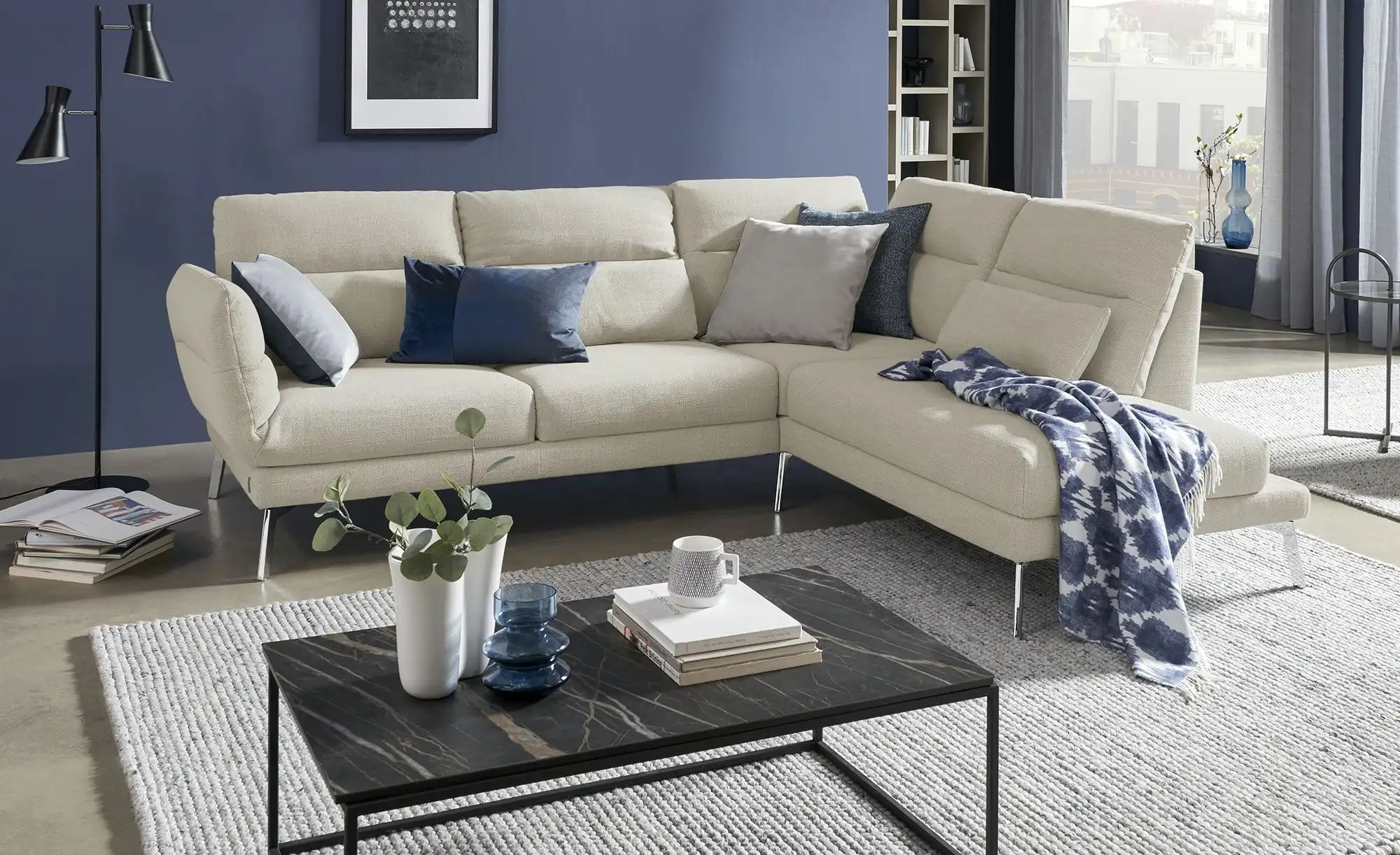 Thumbnail - Max Schelling Ecksofa  Sentence ¦ grau ¦ Maße (cm): B: 250 H: 88 T: 208.0 Polstermöbel > Sofas > 3-Sitzer - Höffner