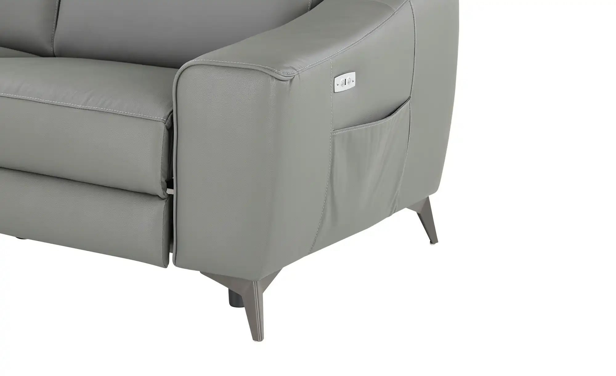 uno Ecksofa mit elektrischer Relaxfunktion Art ¦ grau ¦ Maße (cm): B: 271 H günstig online kaufen