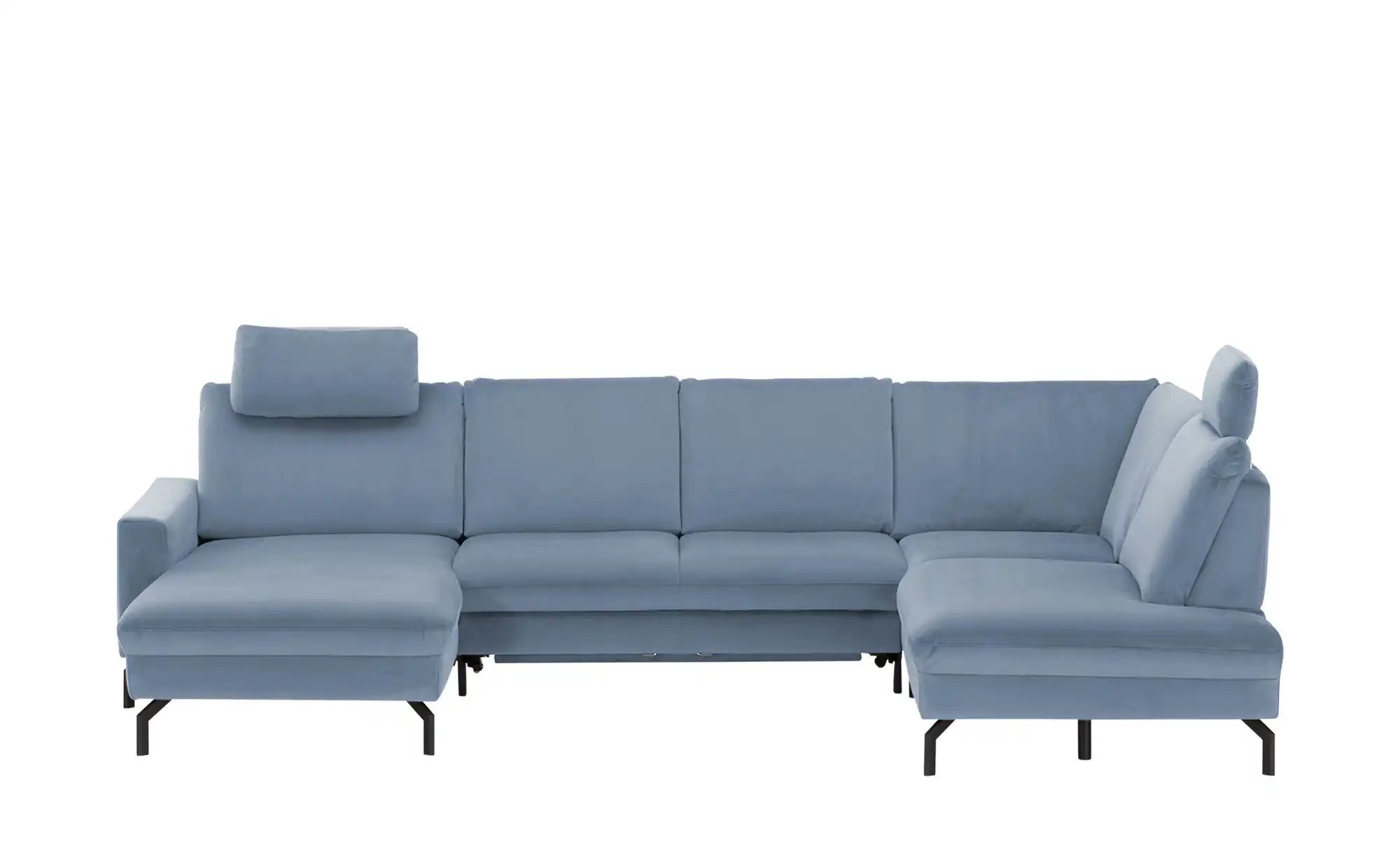 meinSofa Wohnlandschaft  Grace ¦ blau ¦ Maße (cm): B: 332 H: 89 T: 220 Pols günstig online kaufen