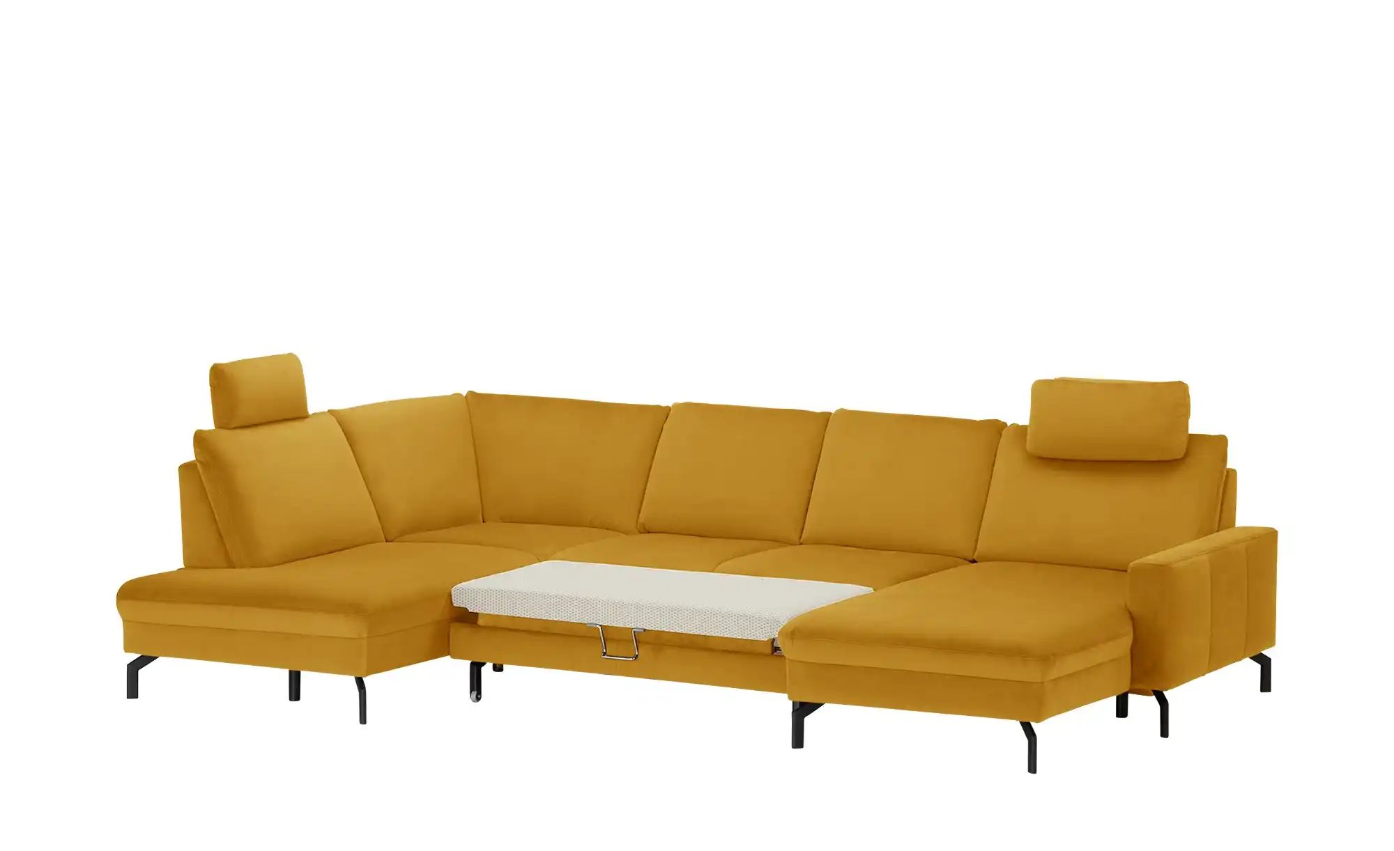 meinSofa Wohnlandschaft  Grace ¦ gelb ¦ Maße (cm): B: 332 H: 89 T: 220 Pols günstig online kaufen